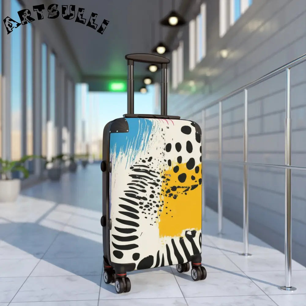 JAKKOUTTHEBXX Rae Zebra Rhapsody Suitcase JAKKOUTTHEBXX Artsulli