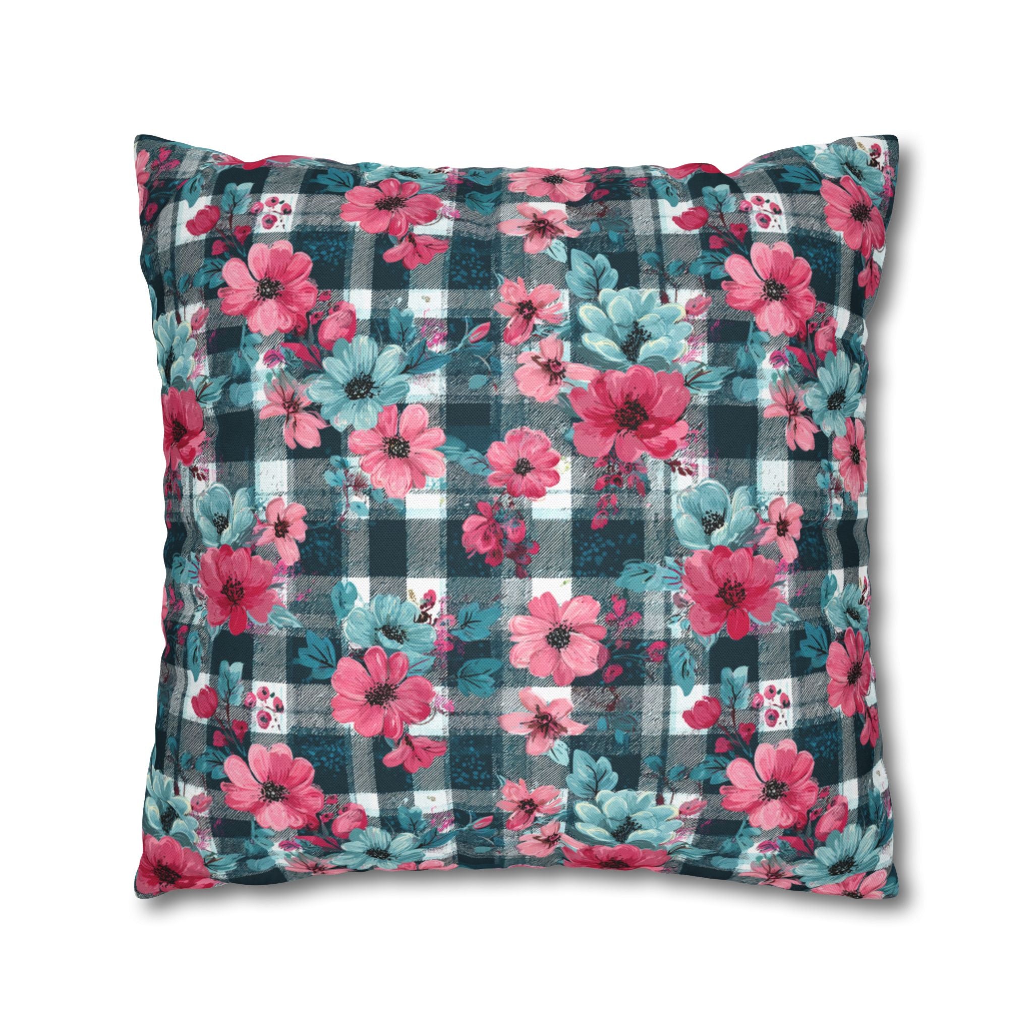 Spun Polyester Square Pillowcase