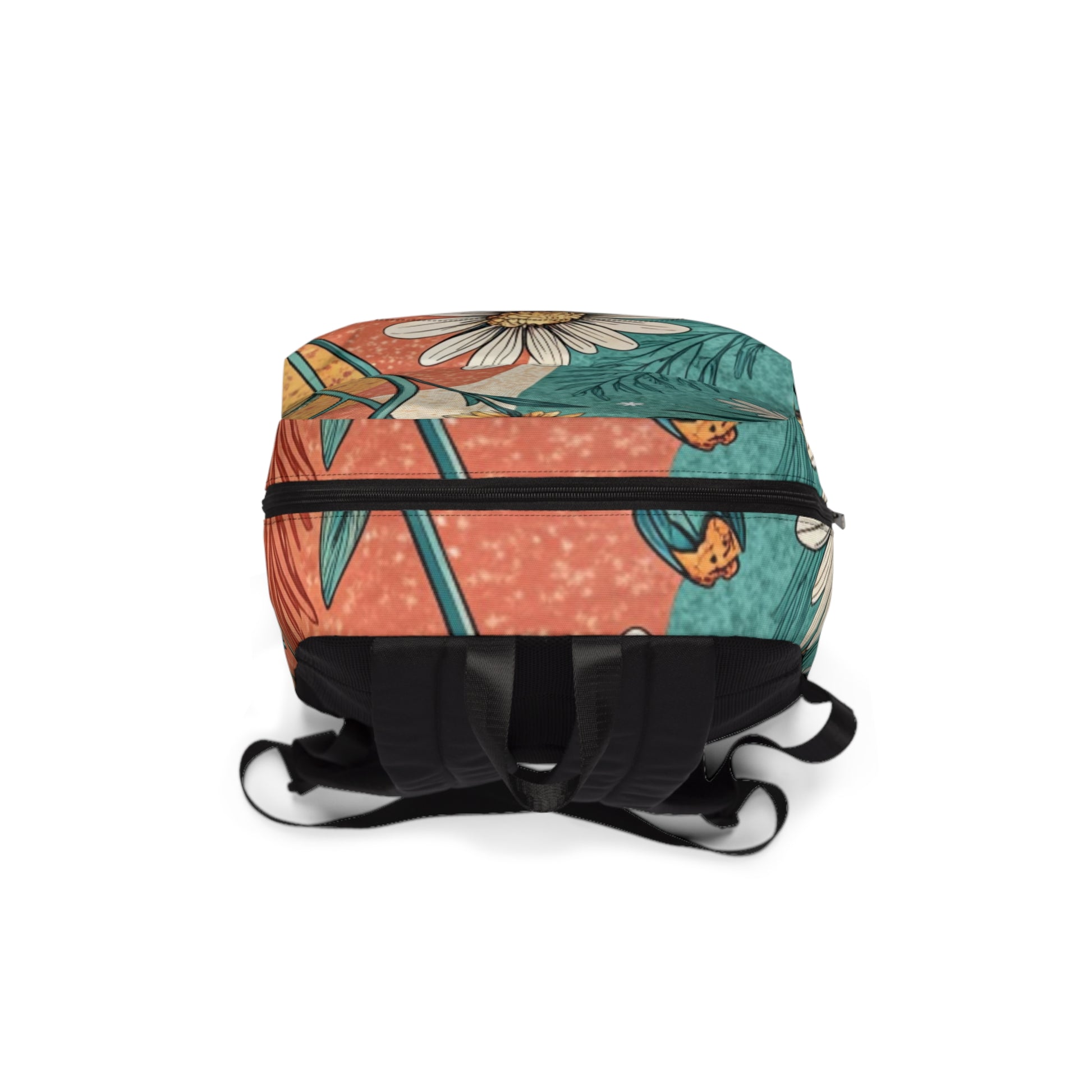 Retro Daisy Dream Unisex Classic Backpack, Artsulli - Art is Long, Life is Short, Bags, , , , , , , 