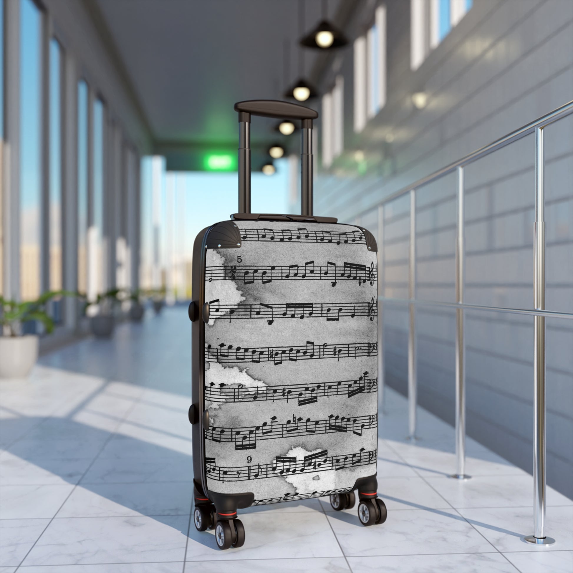 Drip Spill Type Beat Sheet Music Black Suitcase, Artsulli - Art is Long, Life is Short, Bags, , , , , , , 