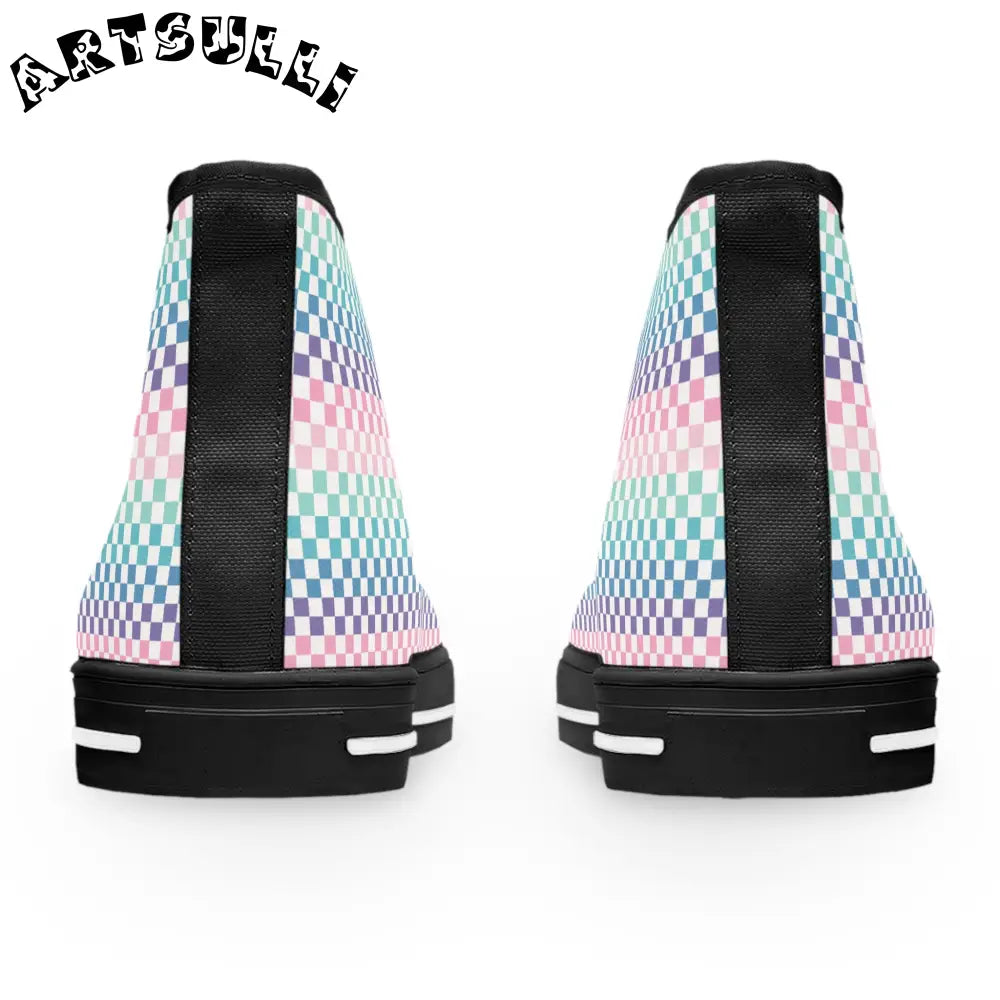 JAKKOUTTHEBXX Vaporwave Rainbow Checkerboard III Multi-Color Women’s