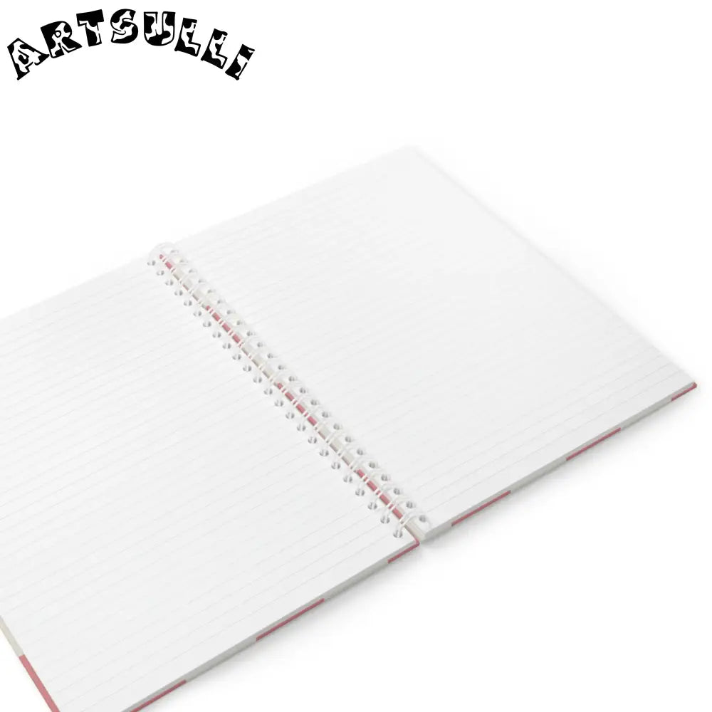 JAKKOUTTHEBXX Retro Checkered Grassland Sprites Spiral Notebook