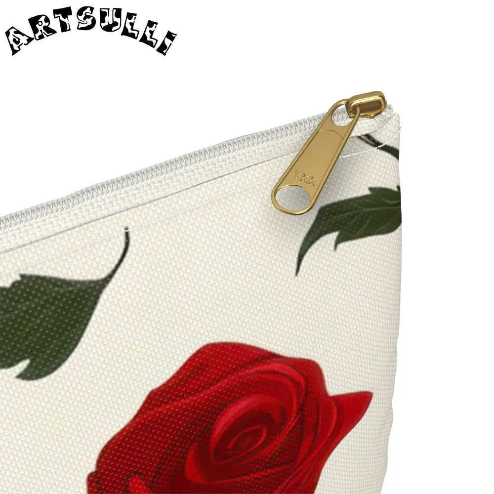 JAKKOUTTHEBXX Red Roses Accessory Pouch JAKKOUTTHEBXX Artsulli - Art