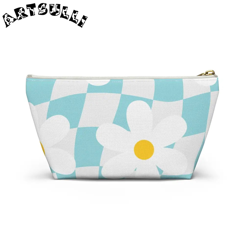 JAKKOUTTHEBXX Trippy Check Garden Accessory Pouch w T-bottom