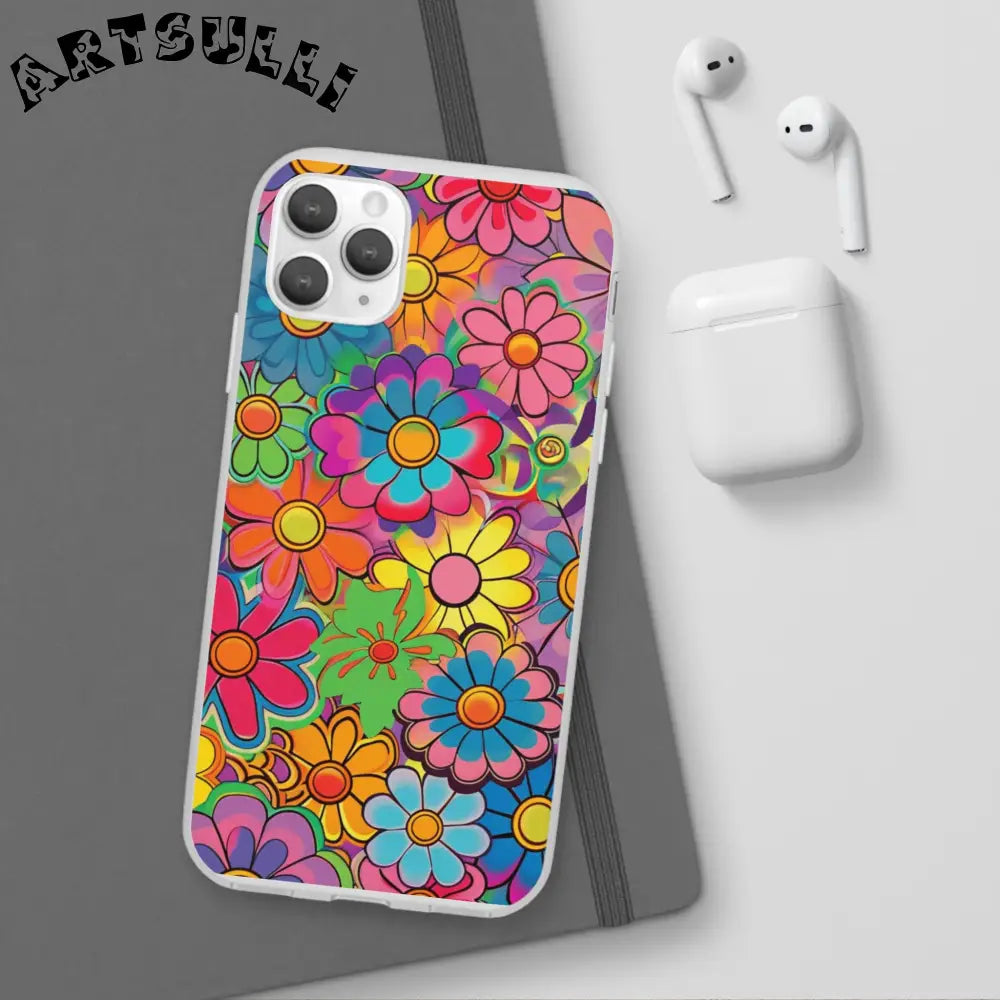 JAKKOUTTHEBXX Chromatic Daisy Dream Flexi Cases JAKKOUTTHEBXX