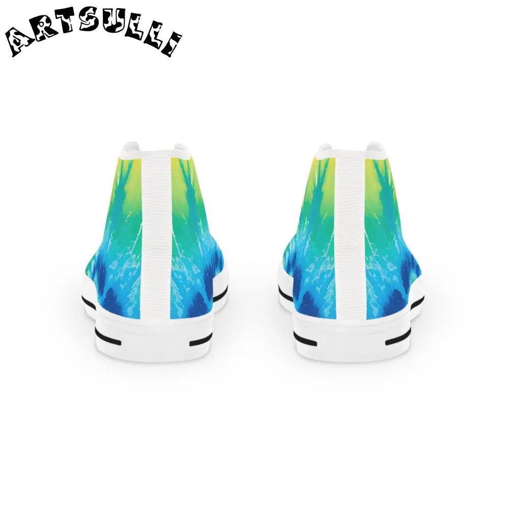 JAKKOUTTHEBXX Tie-Dye High-Top Canvas Sneakers 2025
