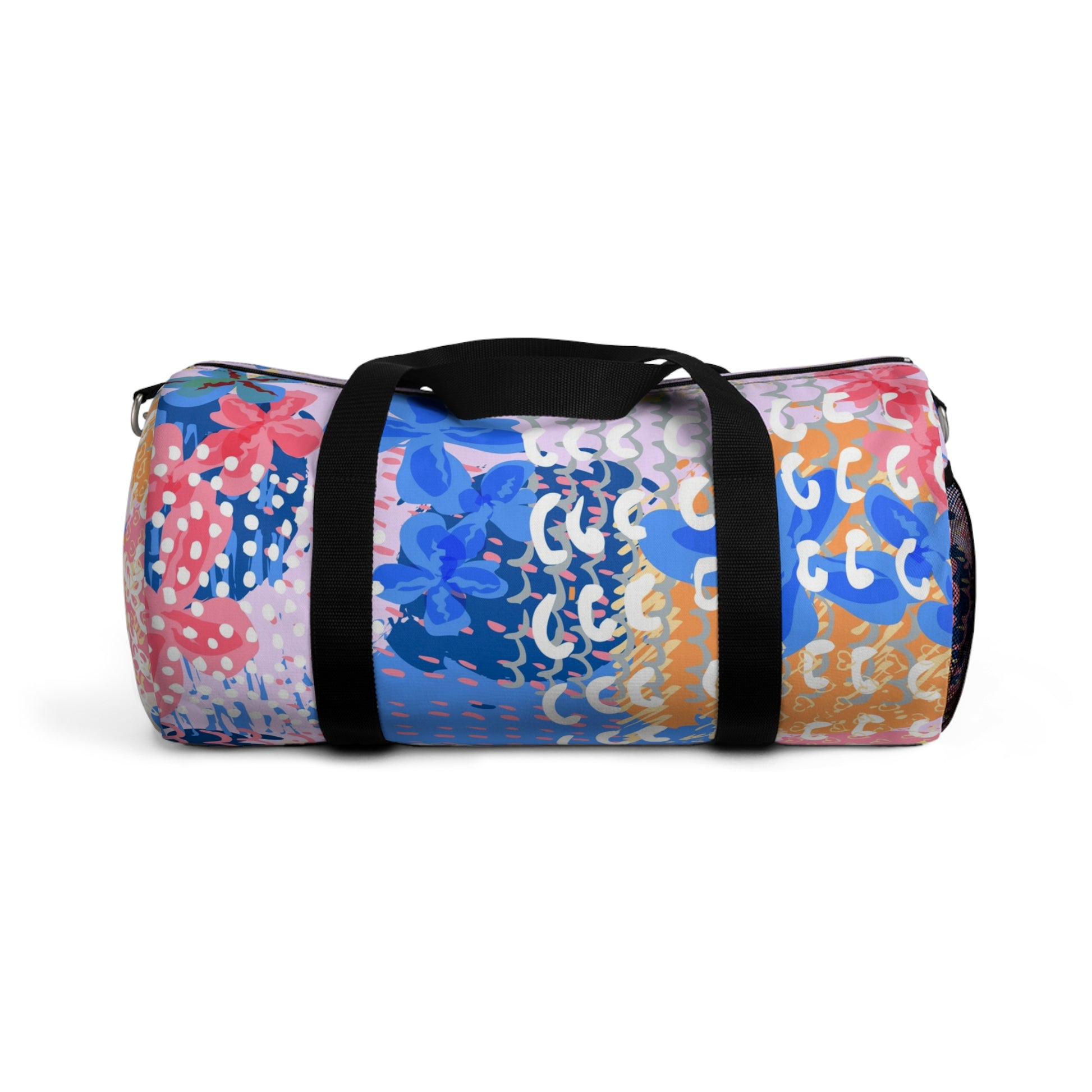 Flowers x Doodles x Hearts II Multi-Color Duffel Bag, Artsulli - Art is Long, Life is Short, Bags, Size, Small, , , , , 24931270696325446004