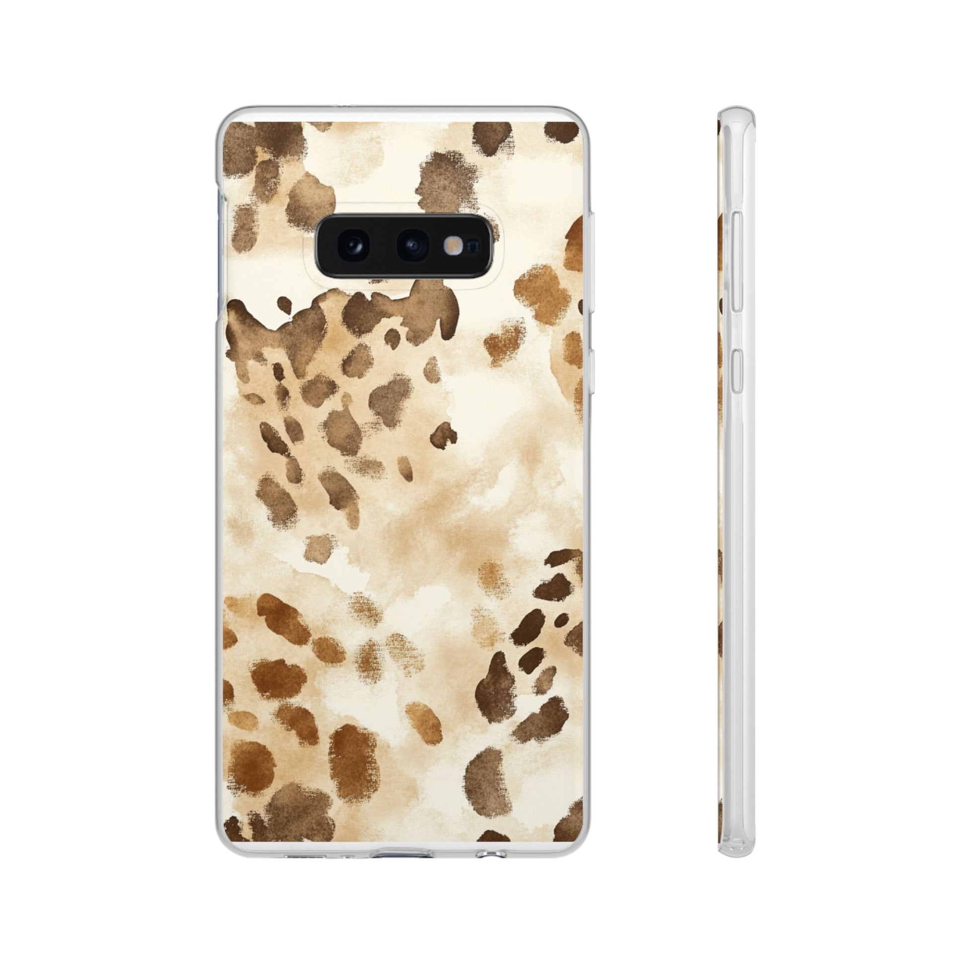 Brown and Beige Watercolor Dalmatian Phone Case, Artsulli - Art is Long, Life is Short, Phone Case, Size, Samsung Galaxy S10E, , , , , 15739583769034838943