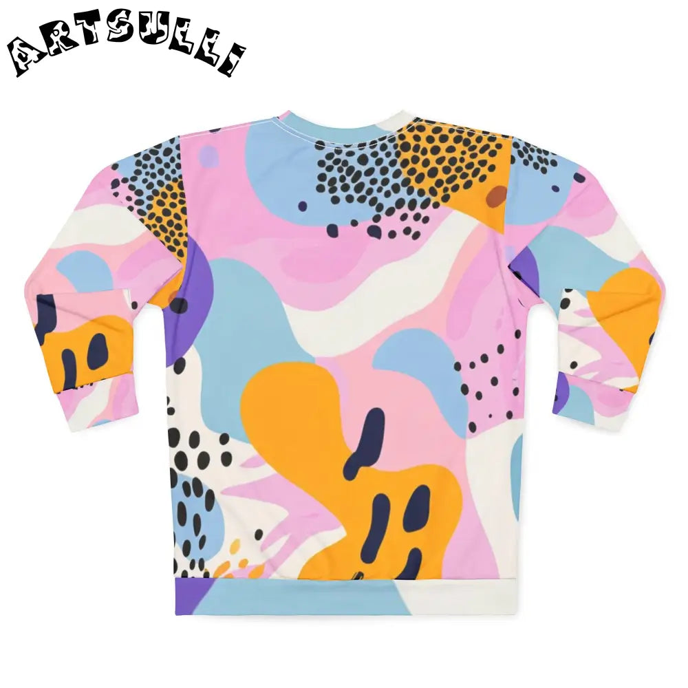 JAKKOUTTHEBXX Colorful Abstract Dots and Shapes Unisex Sweatshirt