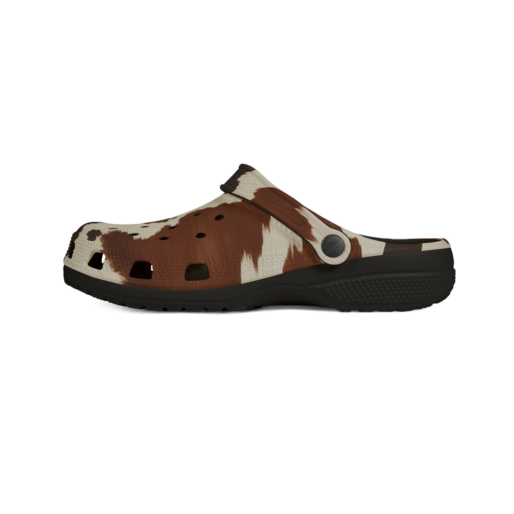 Artisanal Hide Map EVA Foam Rubber Shoes (AOP), Artsulli - Art is Long, Life is Short, Shoes, , , , , , , 