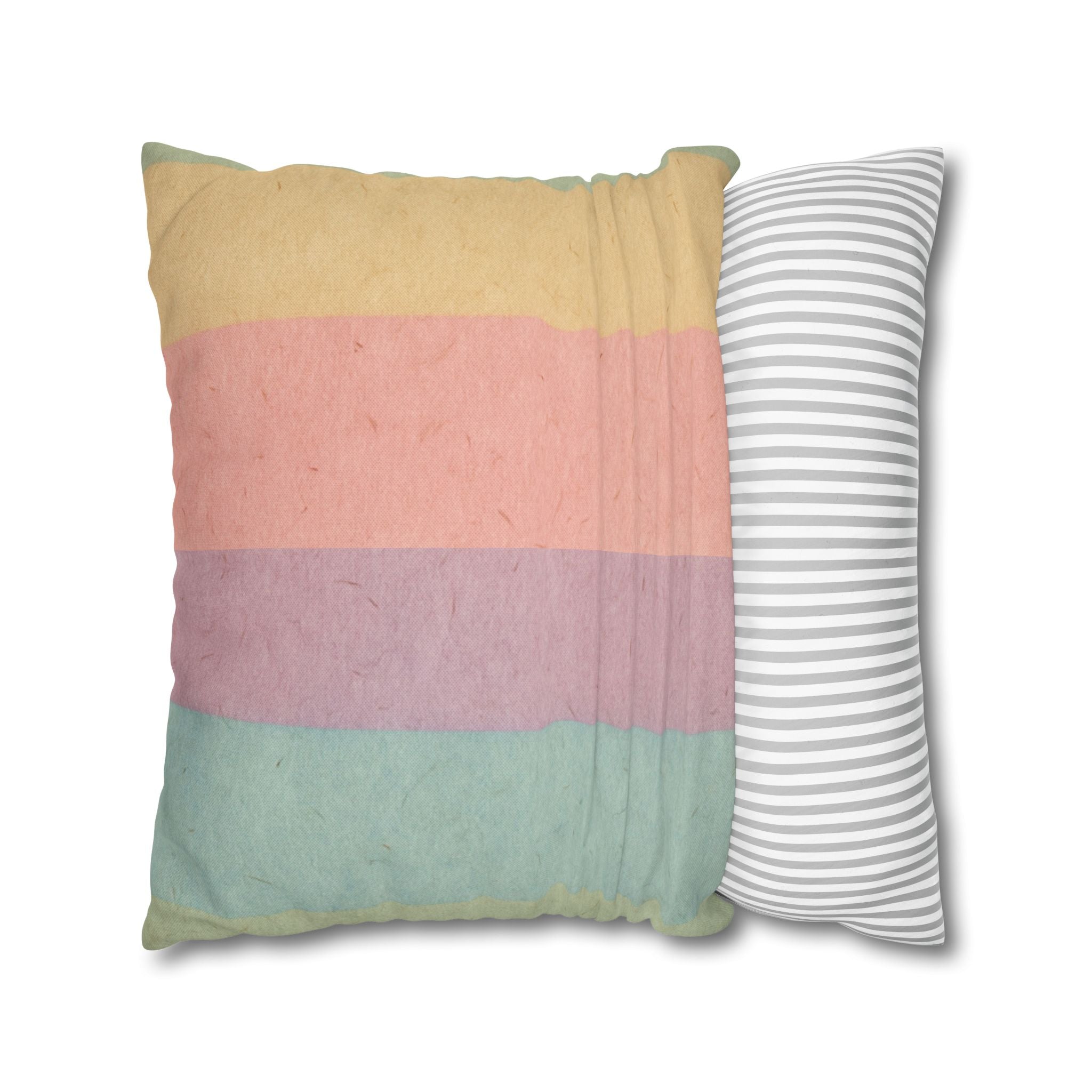 Spun Polyester Square Pillowcase