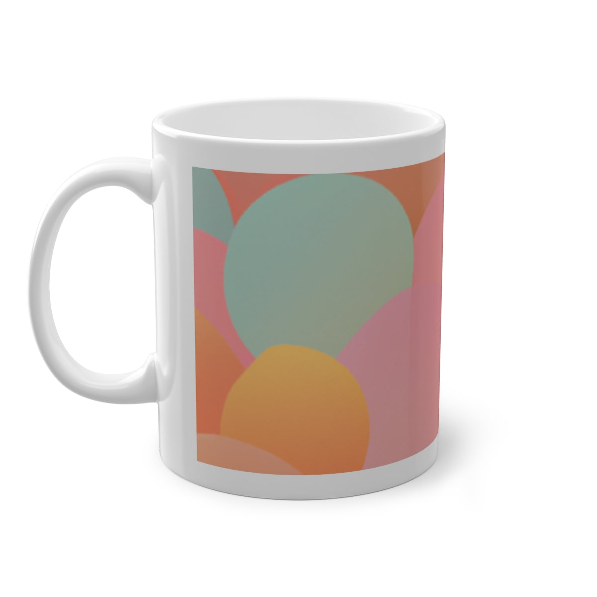 16-Color Bloom Tan Standard Mug, 11oz