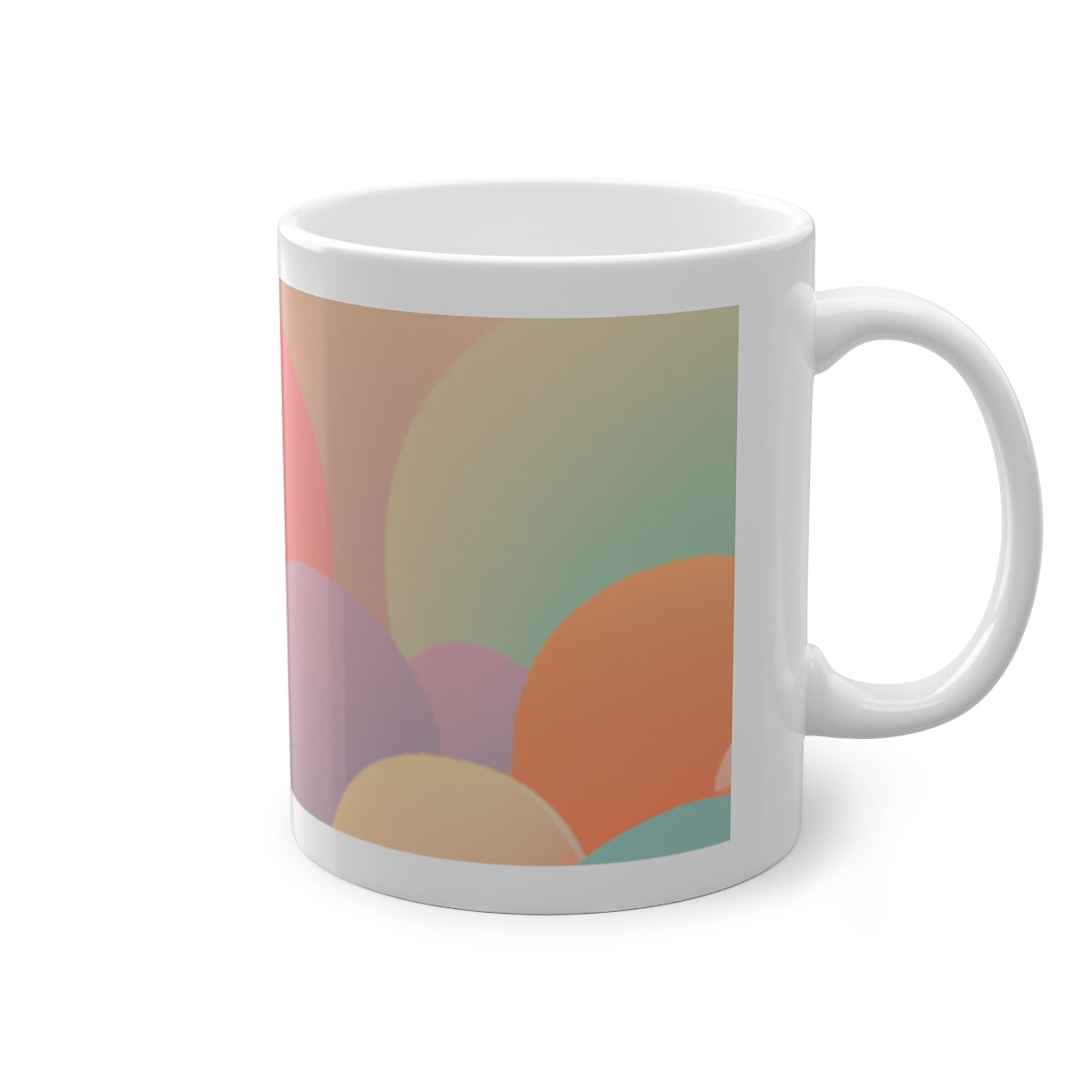 16-Color Bloom Tan Standard Mug, 11oz