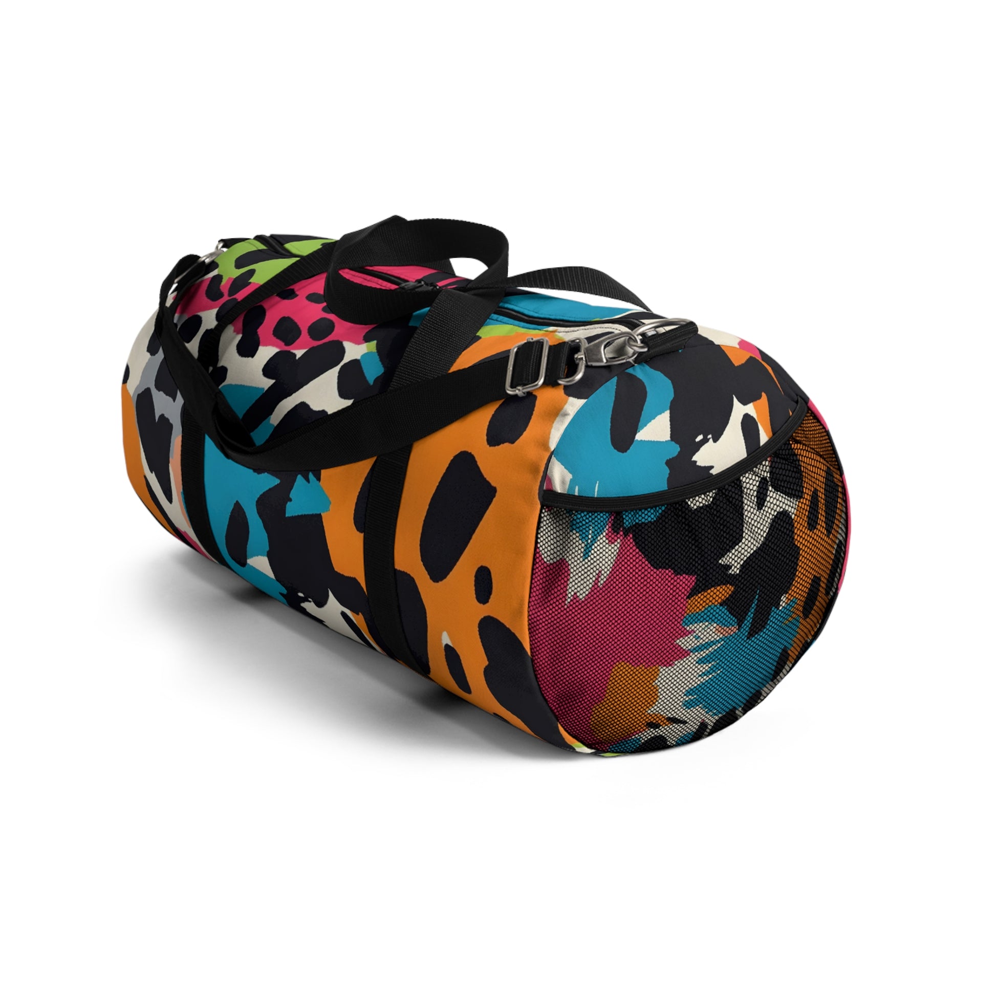 Wild Brush Strokes x Animal Print II Multi-Color Duffel Bag, Artsulli - Art is Long, Life is Short, Bags, , , , , , , 