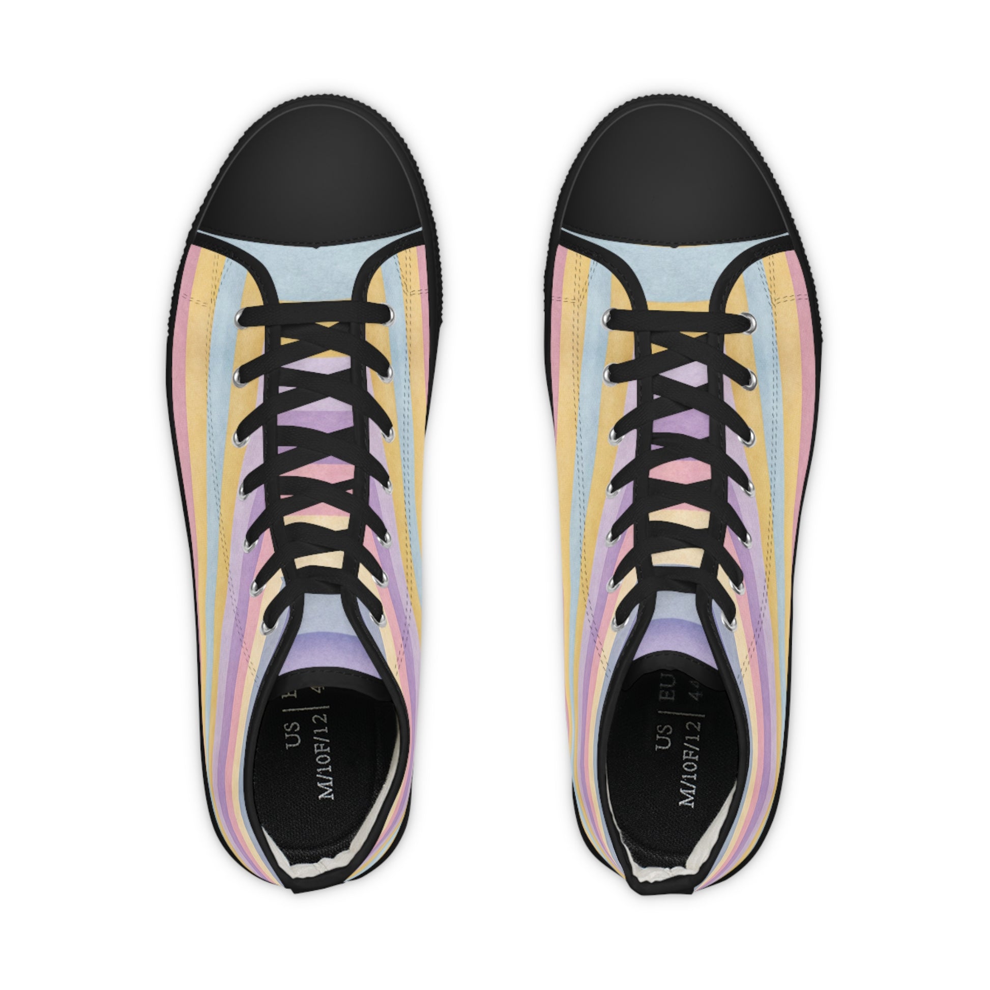 Copy of Men's High Top Sneakers, Artsulli - Art is Long, Life is Short, Shoes, , , , , , , 