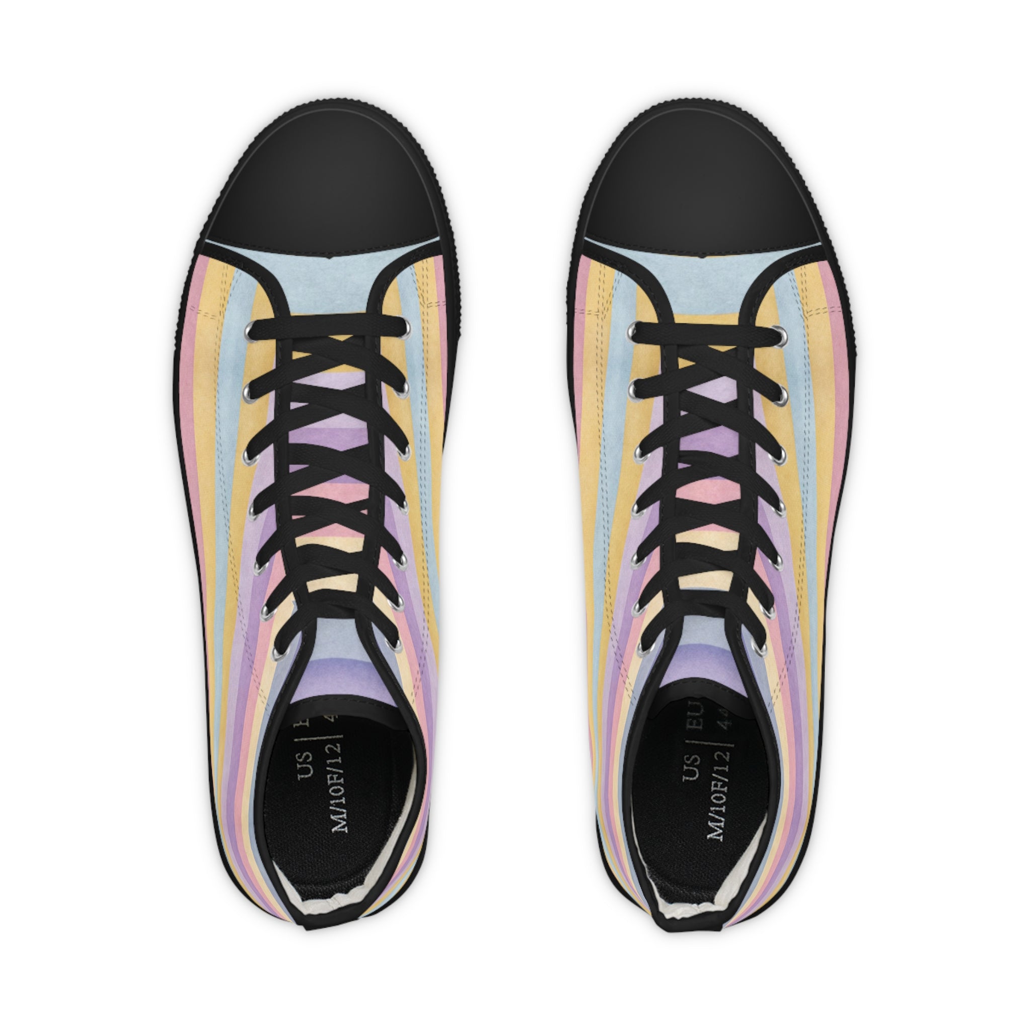 Copy of Men's High Top Sneakers, Artsulli - Art is Long, Life is Short, Shoes, , , , , , , 