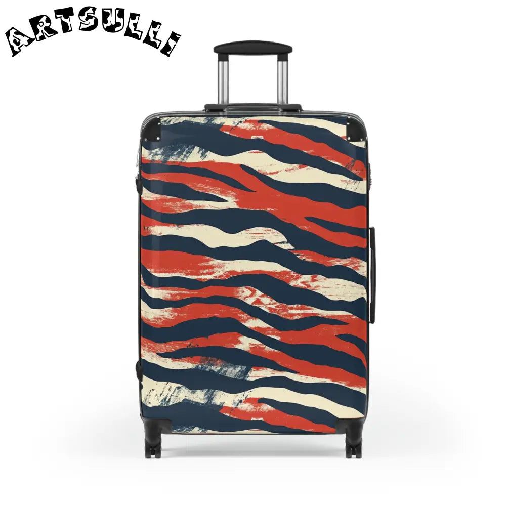 JAKKOUTTHEBXX Capricious Tiger Wave Suitcase JAKKOUTTHEBXX Artsulli