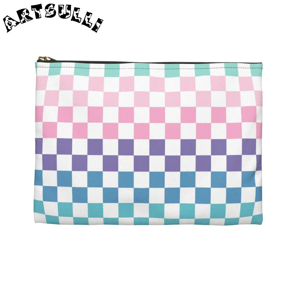 JAKKOUTTHEBXX Vaporwave Rainbow Checkerboard Multi-Color Accessory