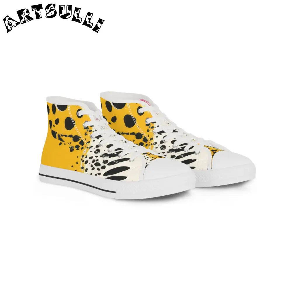 JAKKOUTTHEBXX Rae Zebra Rhapsody Men’s High Top Sneakers