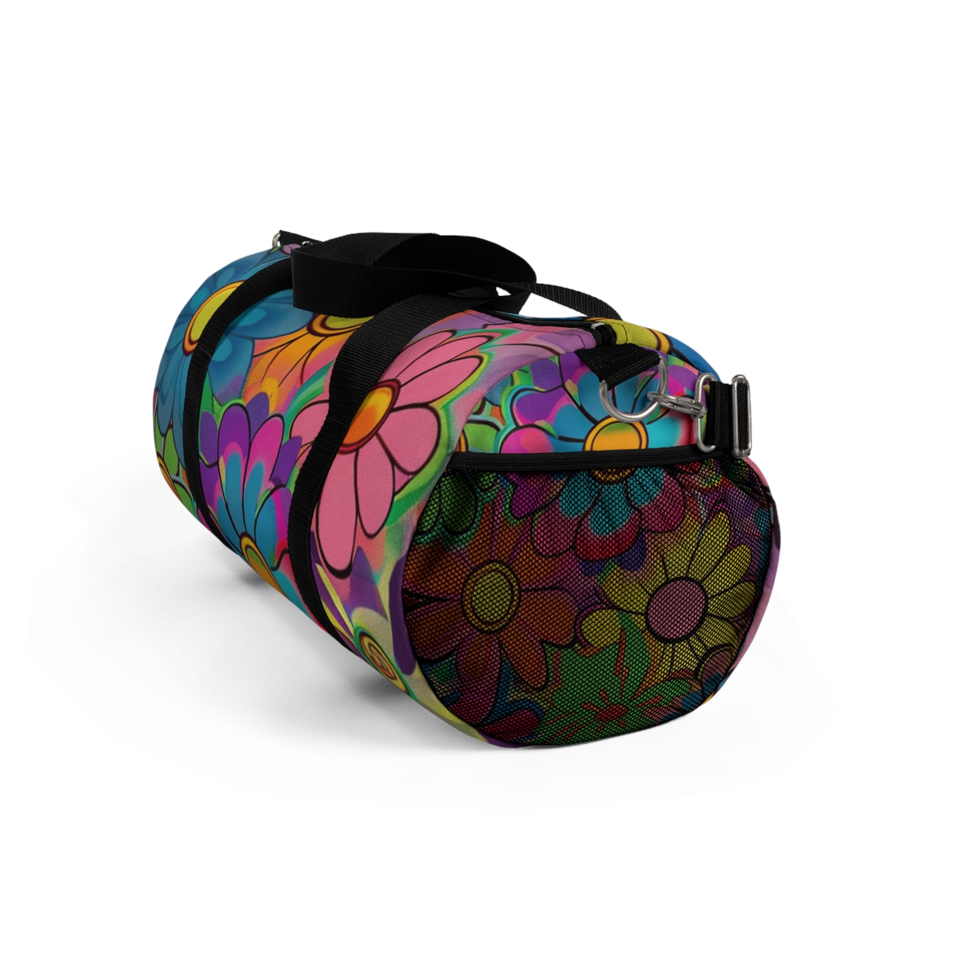 Chromatic Daisy Dream Duffel Bag, Artsulli - Art is Long, Life is Short, Bags, , , , , , , 
