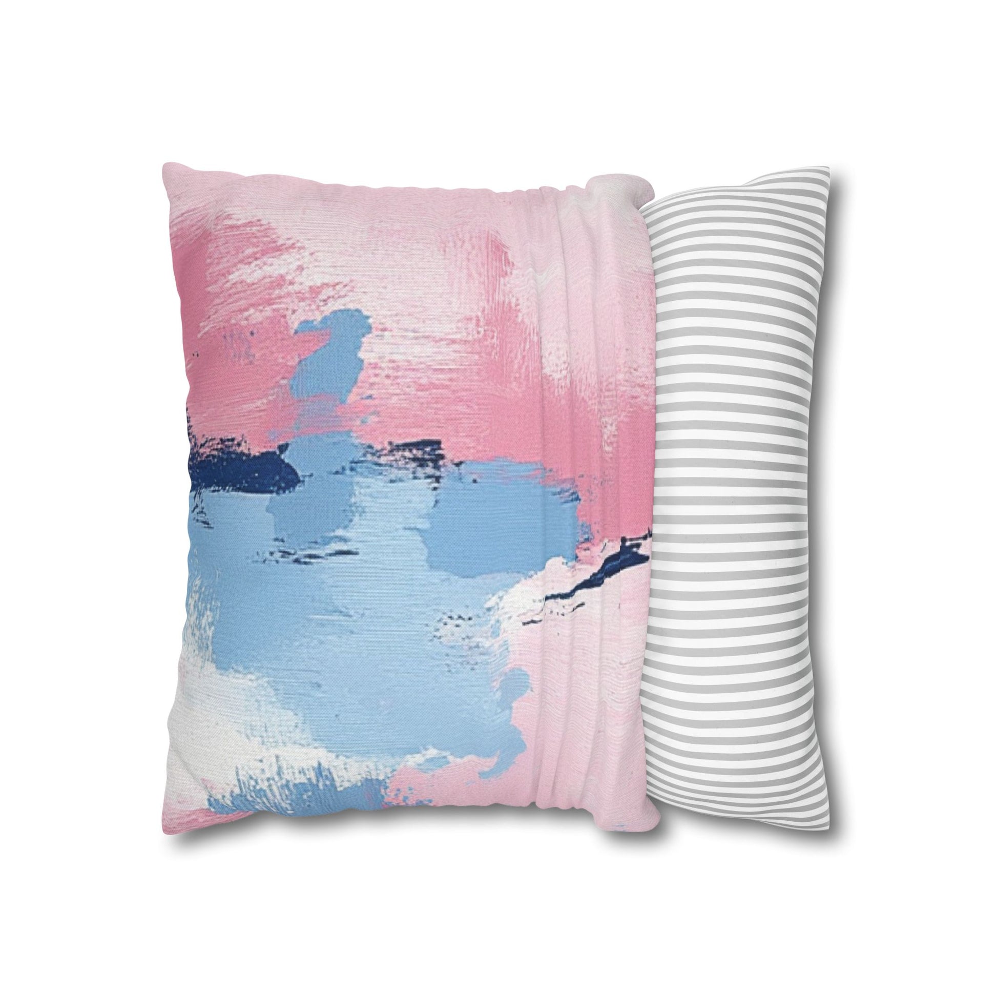 Spun Polyester Square Pillowcase, Artsulli - Art is Long, Life is Short, Home Decor, , , , , , , 