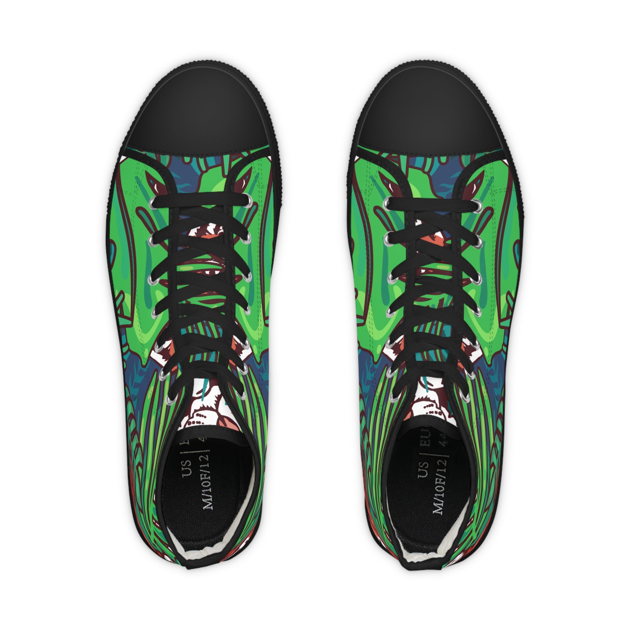 Tropical Jungle Tigers II Men's High Top Sneakers, Artsulli - Art is Long, Life is Short, Shoes, , , , , , , 