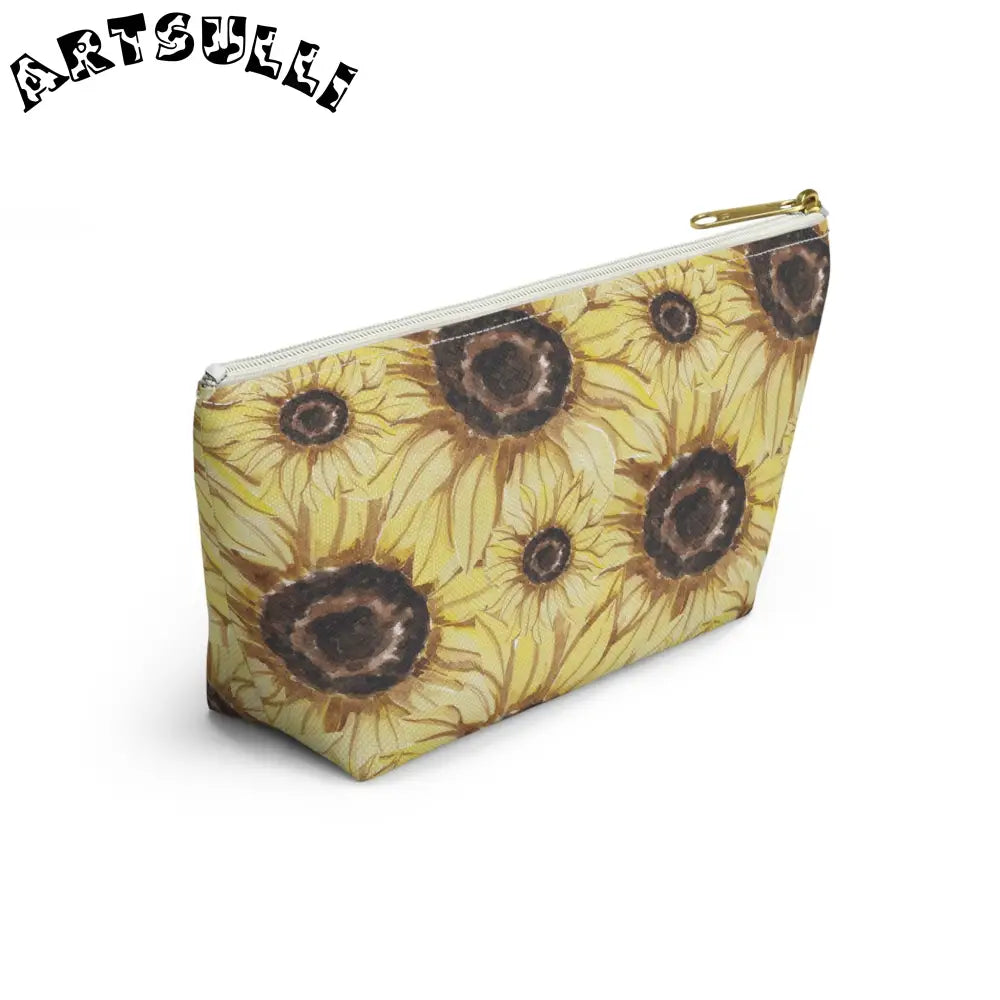 JAKKOUTTHEBXX Retro Anime Sunflower Accessory Pouch w T-bottom