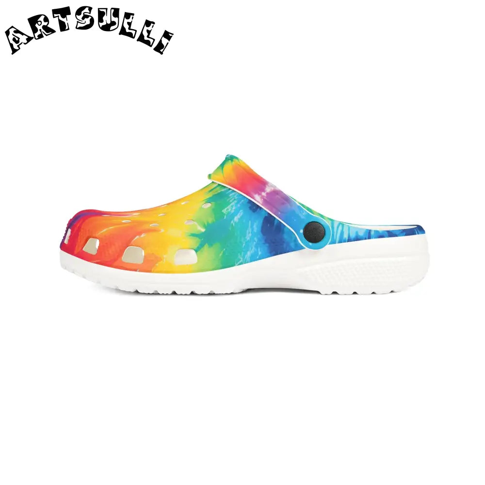JAKKOUTTHEBXX Tie-Dye EVA Foam Clogs 2025