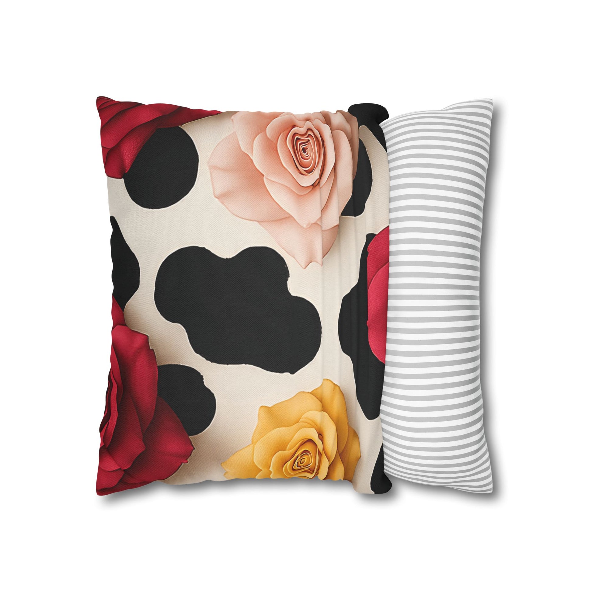 Spun Polyester Square Pillowcase, Artsulli - Art is Long, Life is Short, Home Decor, , , , , , , 