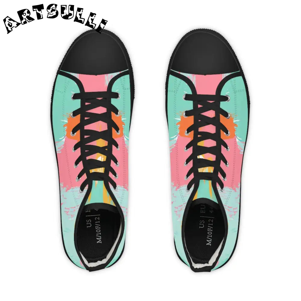 JAKKOUTTHEBXX Preppy Pixel Bloom II Men’s High Top Sneakers