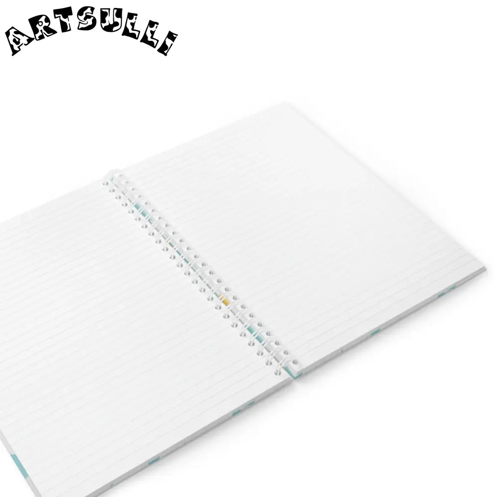 JAKKOUTTHEBXX Trippy Check Garden Spiral Notebook JAKKOUTTHEBXX
