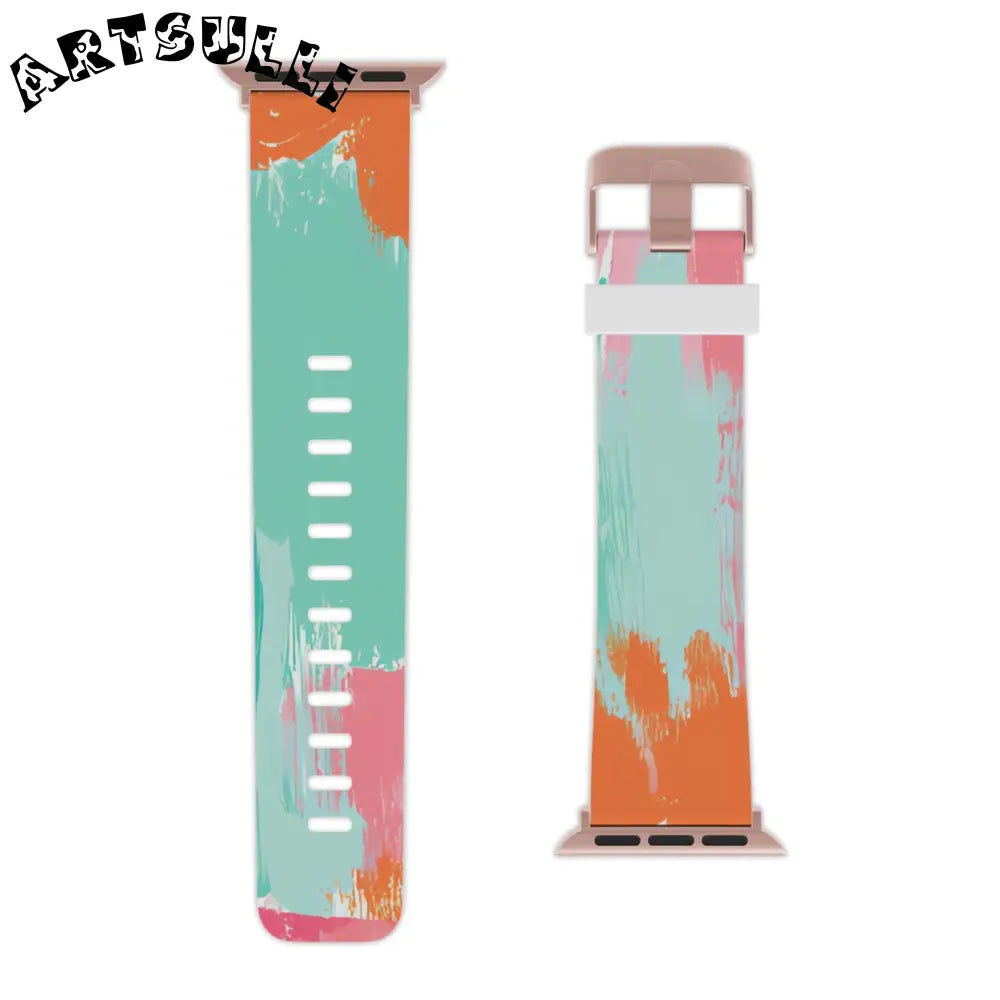 JAKKOUTTHEBXX Preppy Pixel Bloom II Watch Band for Apple Watch