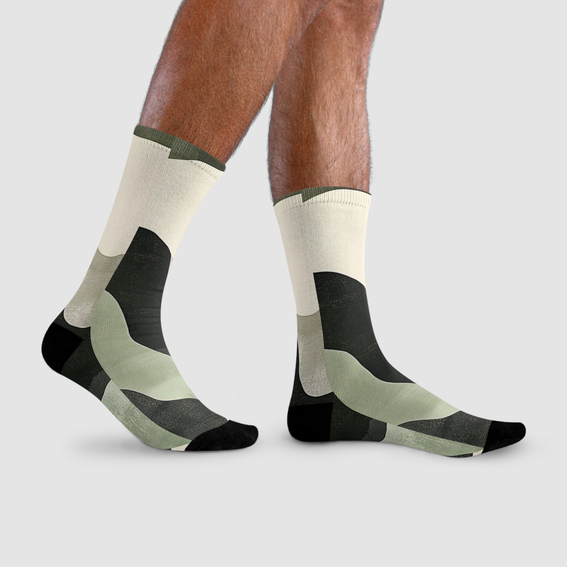Focusing on Camouflage and Mystery Sublimation Crew Socks (EU), Artsulli - Art is Long, Life is Short, All Over Prints, , , , , , , 