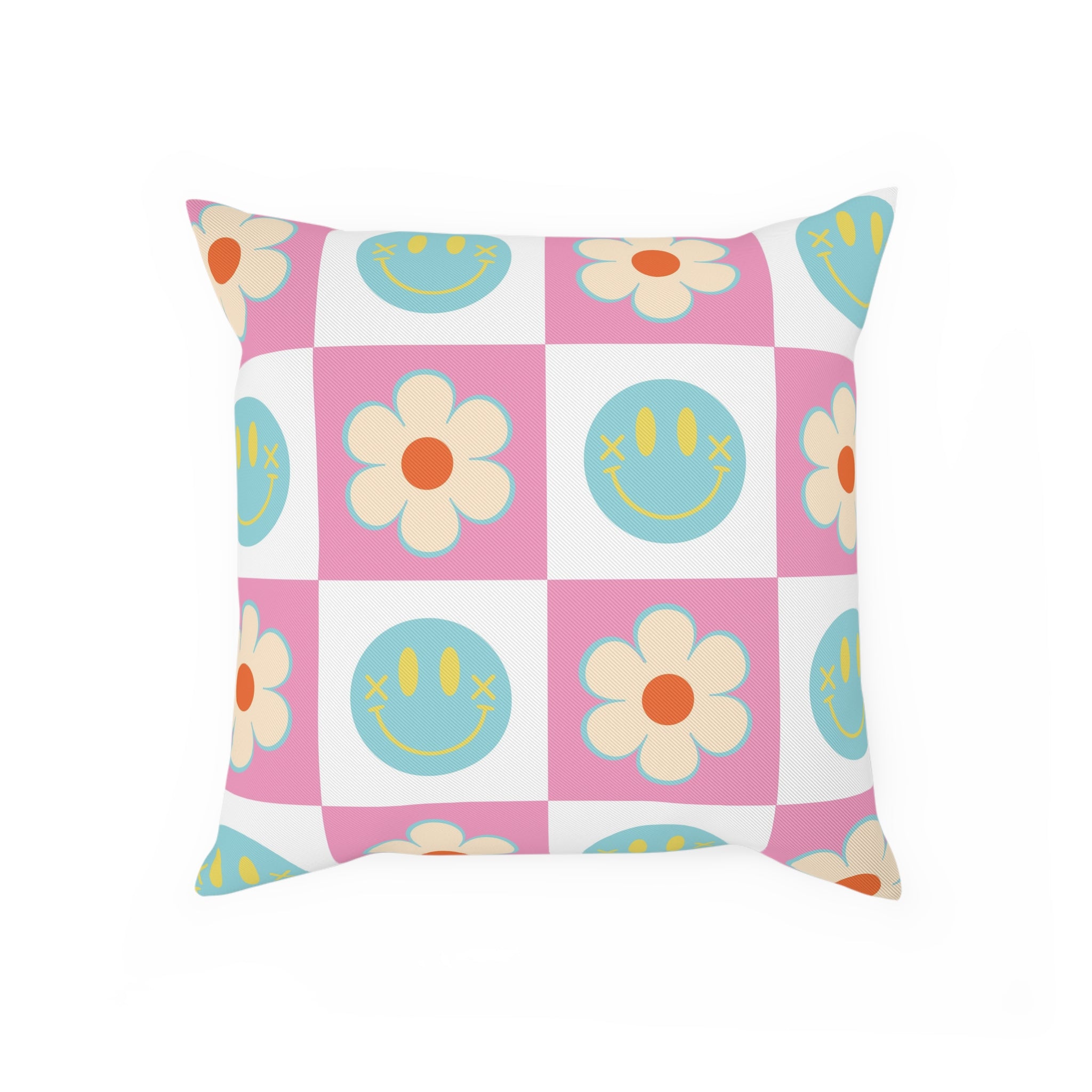Madotsukis Grin Bloom II Cushion, Artsulli - Art is Long, Life is Short, Home Decor, Size, 15.7" × 15.7", , , , , 26305396712541197083