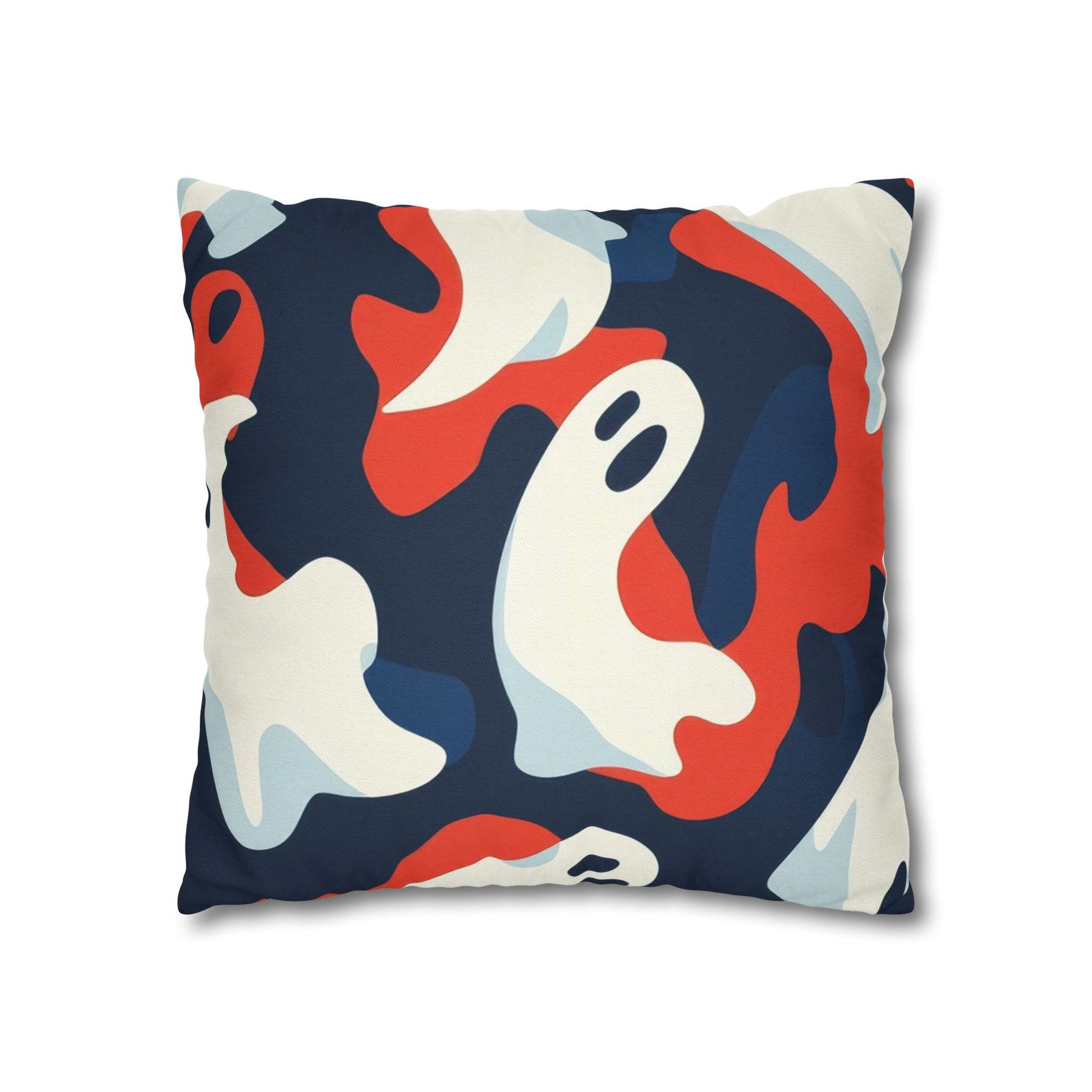 Camo Ghosts Spun Polyester Square Pillowcase, Artsulli - Art is Long, Life is Short, Home Decor, , , , , , , 