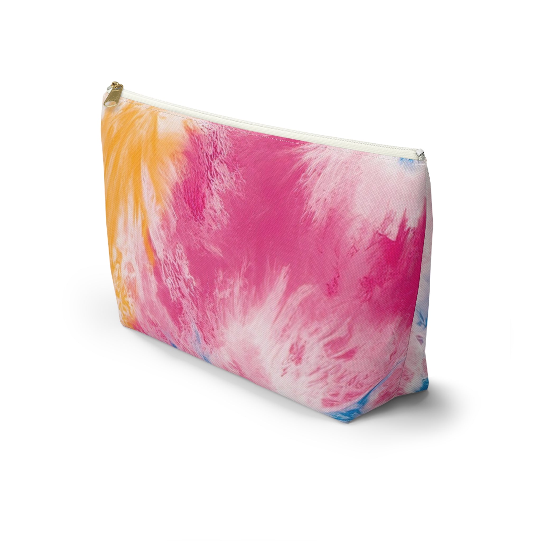Tie Dye Splash Accessory Pouch w T-bottom, Artsulli - Art is Long, Life is Short, Bags, , , , , , , 