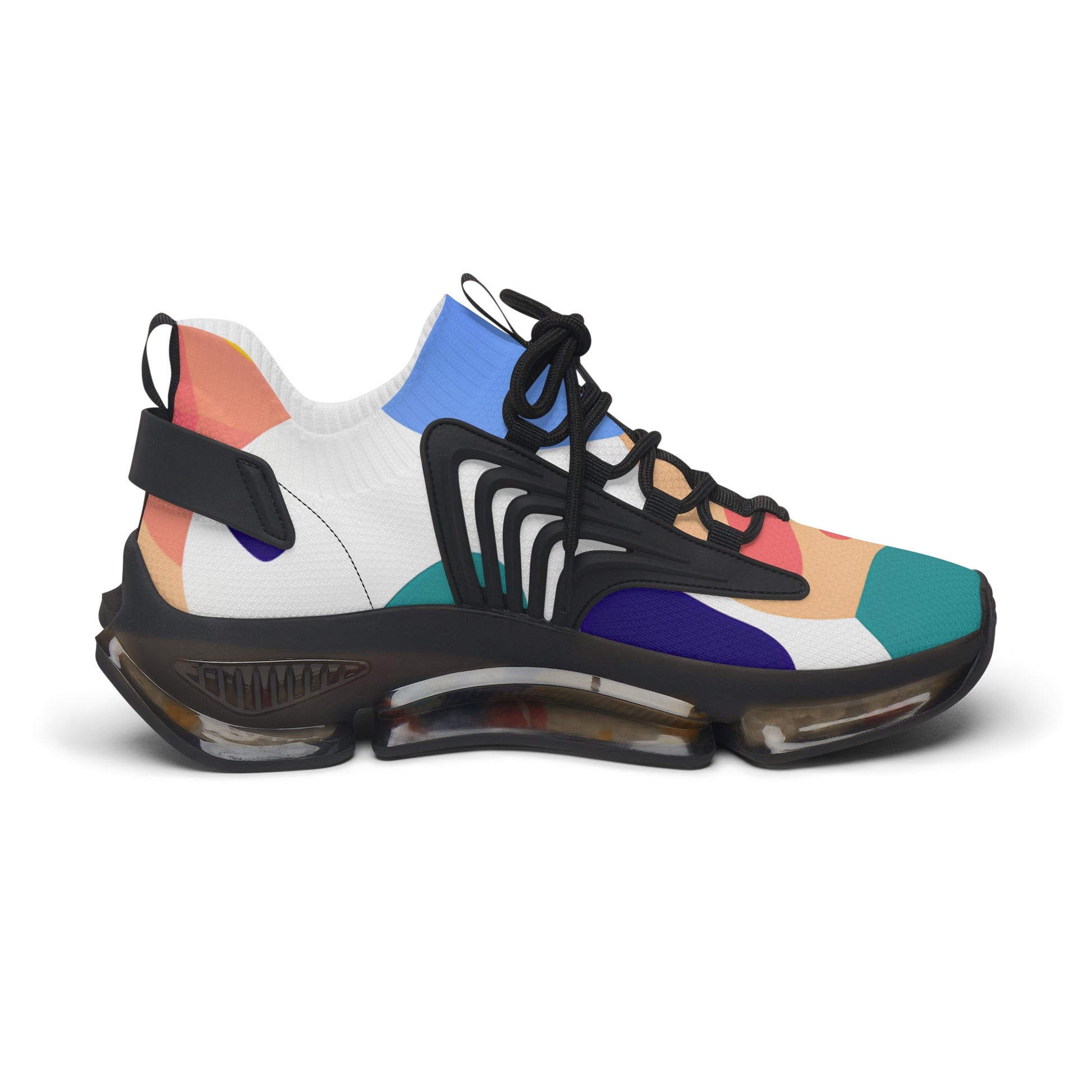 Lush Risograph Jungle Women's Mesh Sneakers, Artsulli - Art is Long, Life is Short, Shoes, , , , , , , 