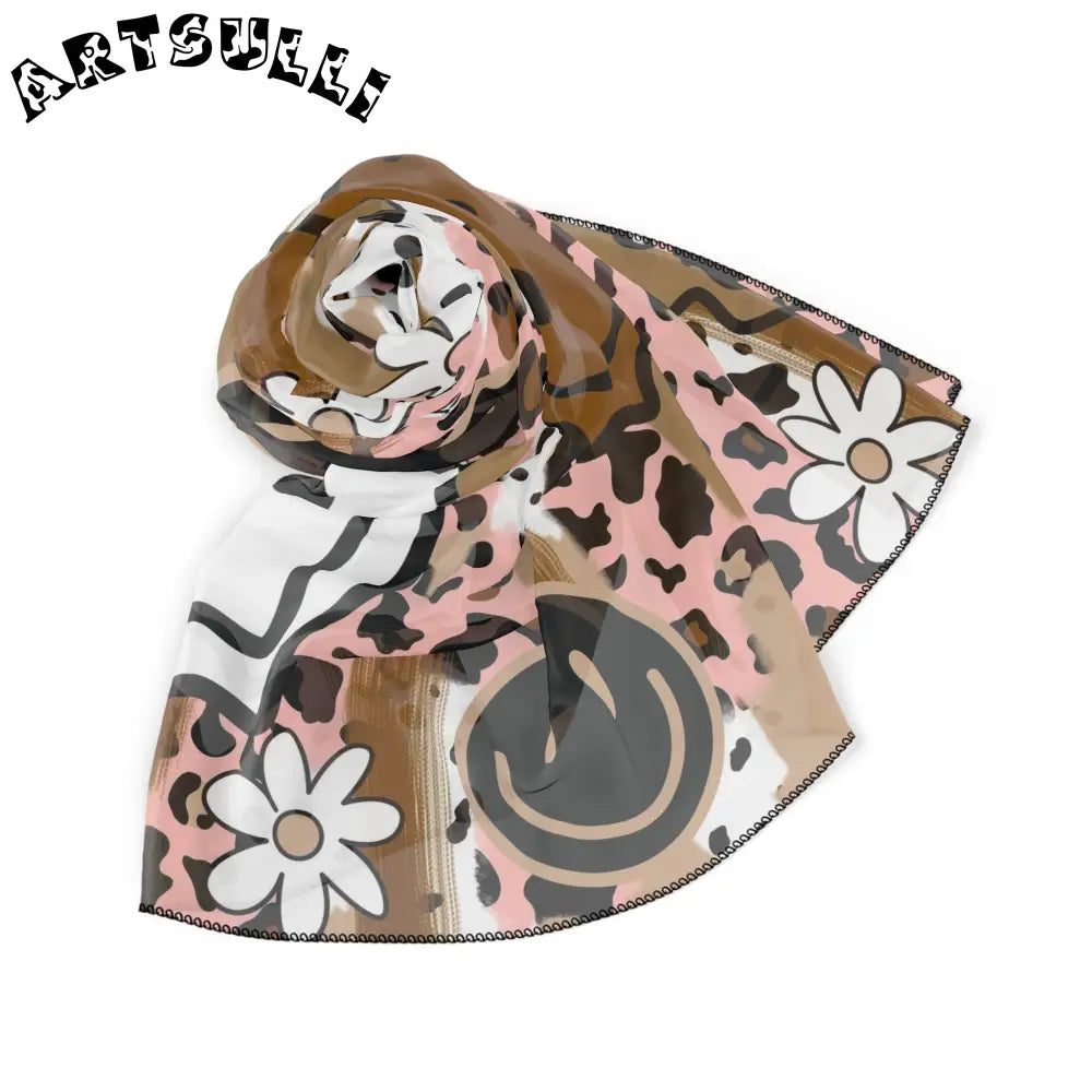JAKKOUTTHEBXX Copy of Sutfin Ghosts Pop Art Poly Scarf JAKKOUTTHEBXX