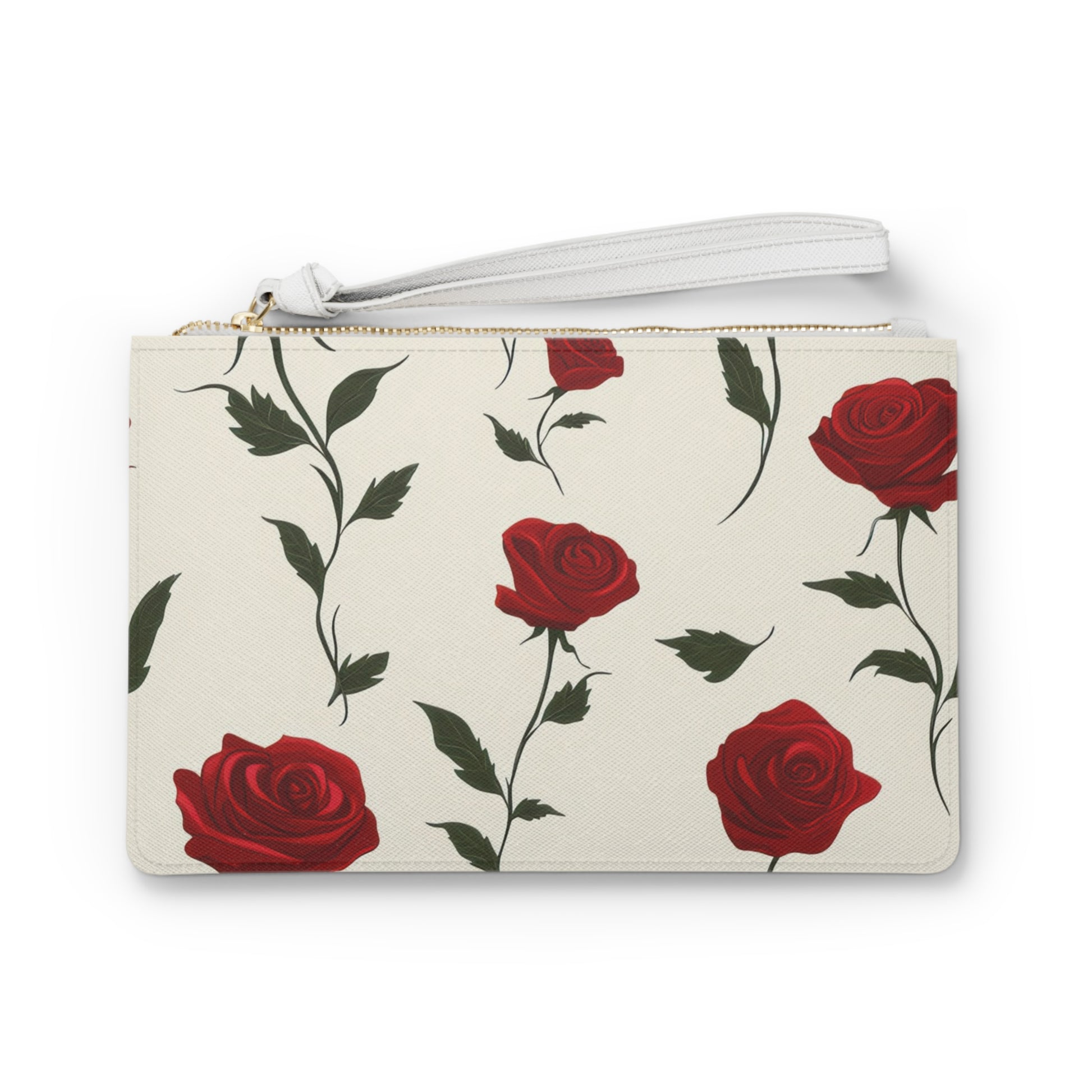 Red Roses Clutch Bag, Artsulli - Art is Long, Life is Short, Bags, Size, One size, , , , , 10456649239332