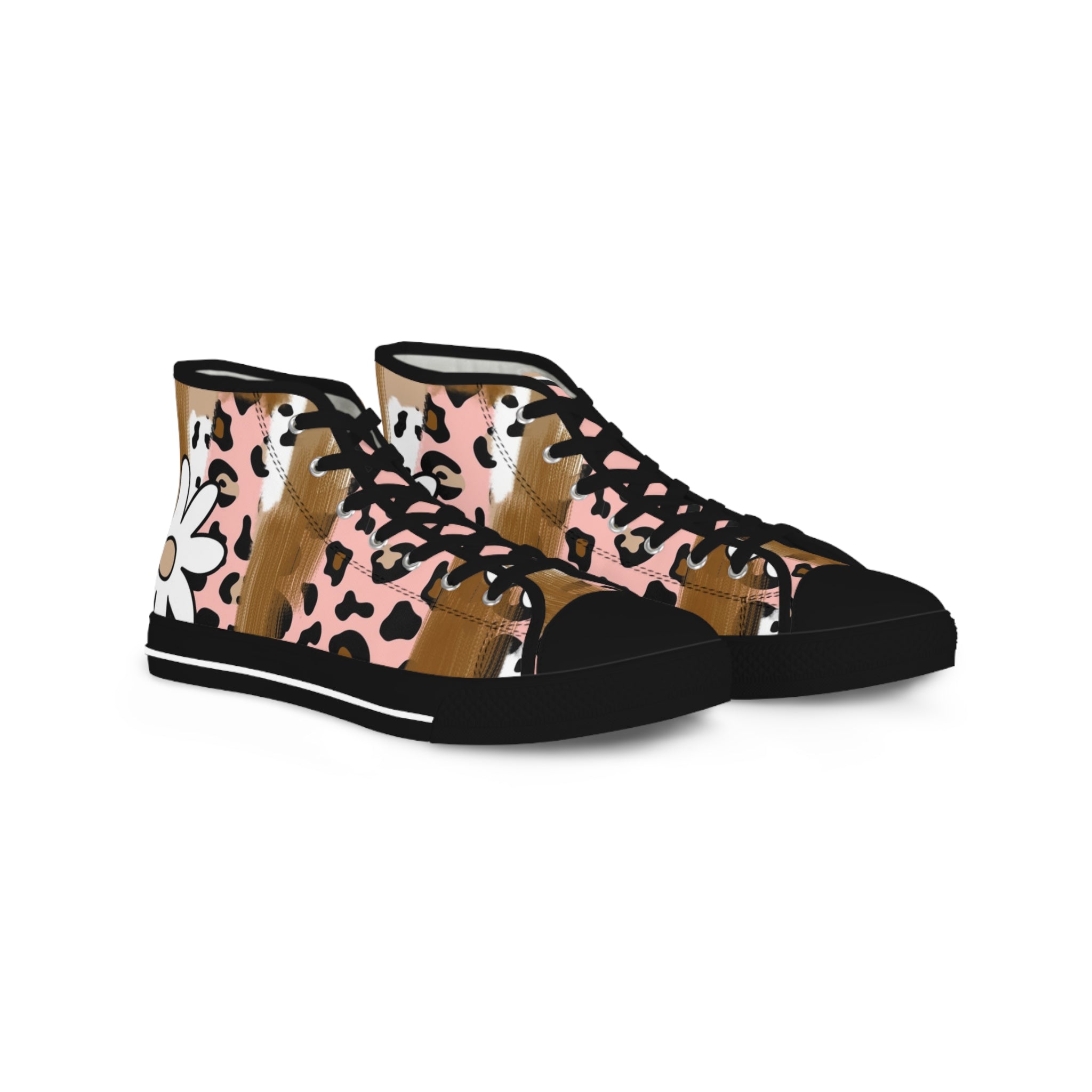 Sutfin Ghosts Pop Art Men's High Top Sneakers, Artsulli - Art is Long, Life is Short, Shoes, Size, US 5, Color, Black sole, , , 30914036227738593417