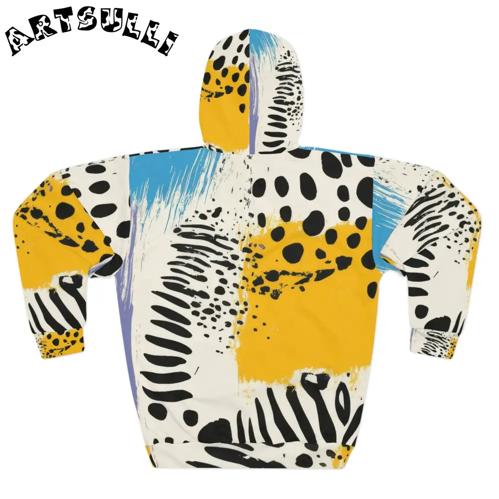 JAKKOUTTHEBXX Rae Zebra Rhapsody Unisex Pullover Hoodie (AOP)