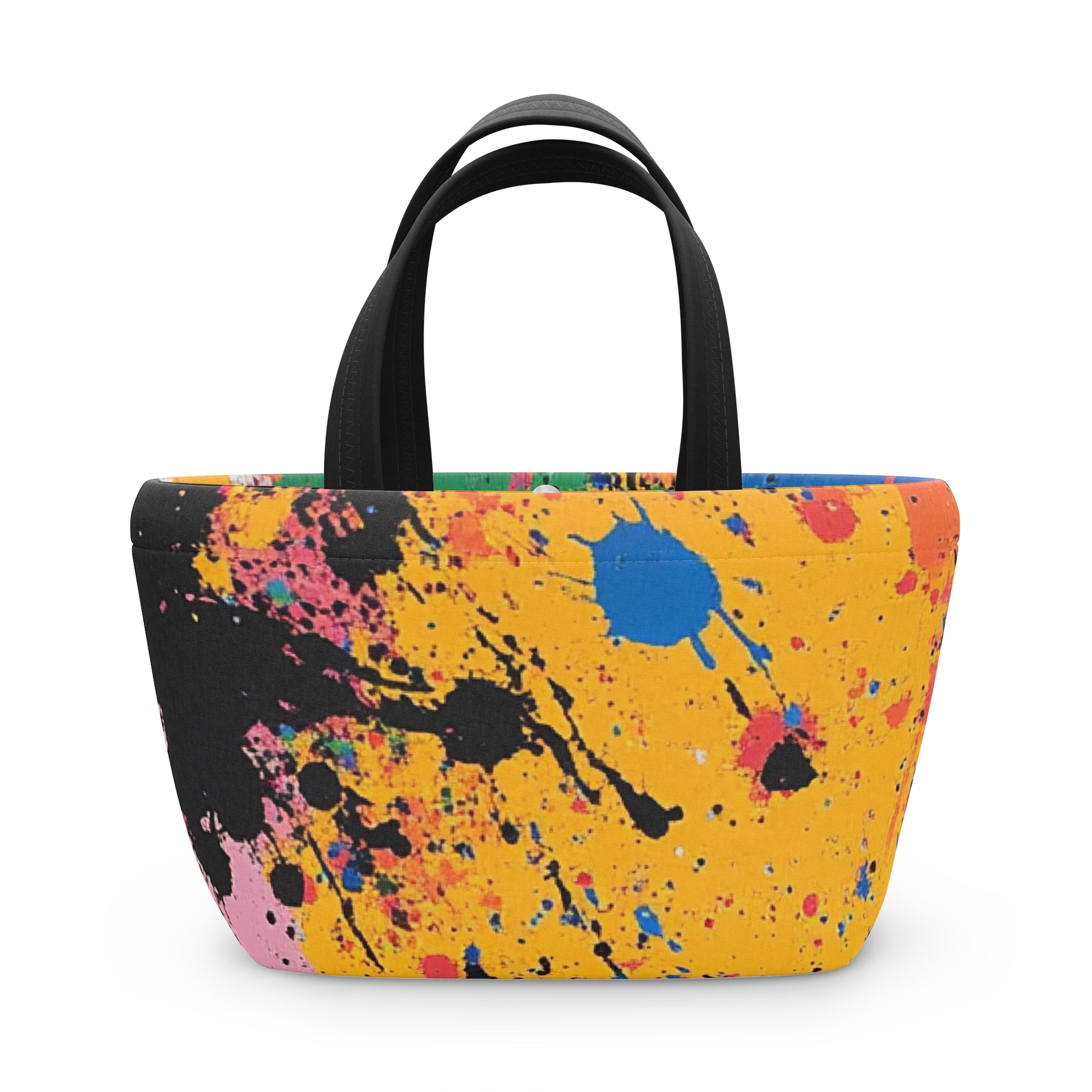 The Colors Of Paint Splatter Lunch Bag, Artsulli - Art is Long, Life is Short, Bags, , , , , , , 