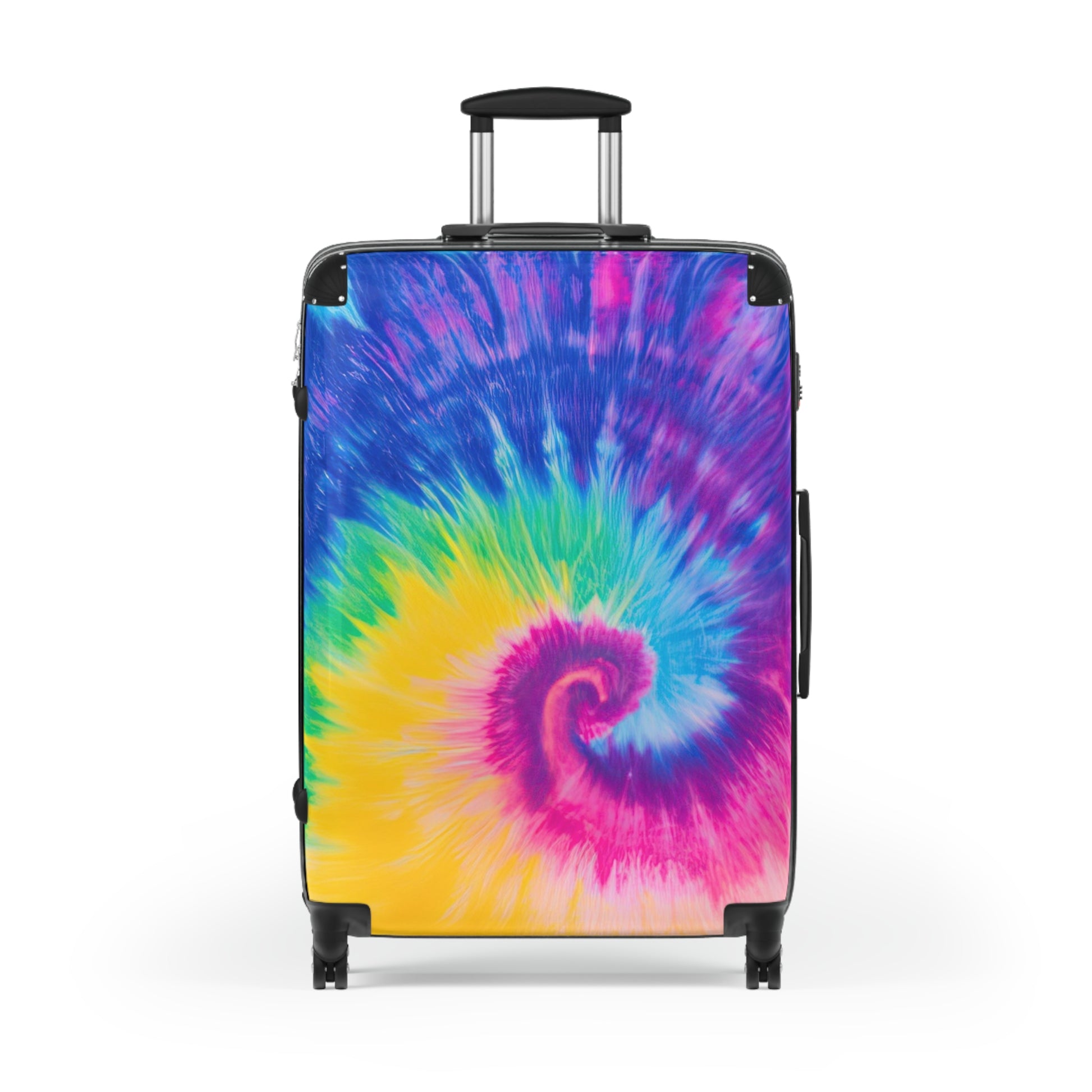 Psychedelic Tie Dye Suitcase, Artsulli - Art is Long, Life is Short, Bags, , , , , , , 