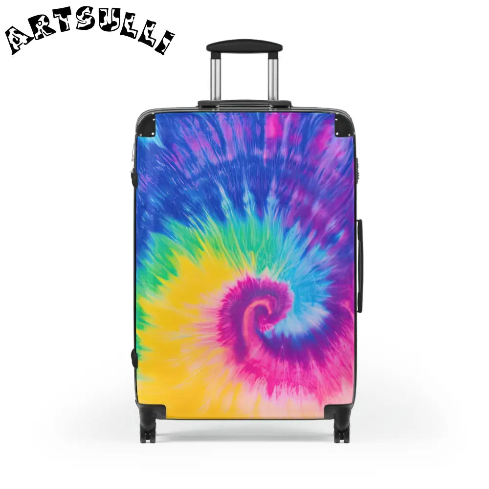 JAKKOUTTHEBXX Tie-Dye Artwork Rolling Suitcase 2025