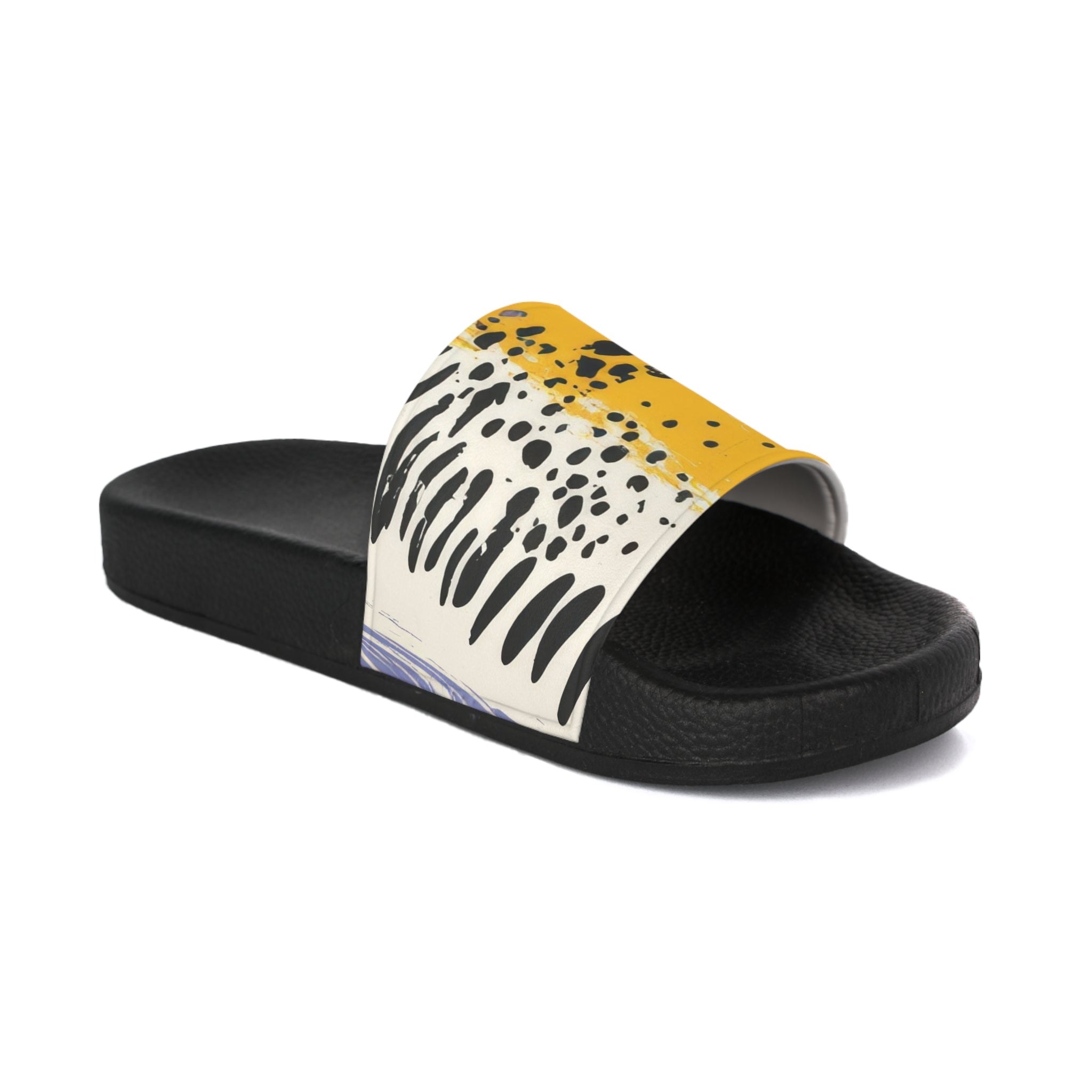 Rae Zebra Rhapsody Women's Slide Sandals, Artsulli - Art is Long, Life is Short, Shoes, Color, Black sole, Size, US 5, , , 10358116233672