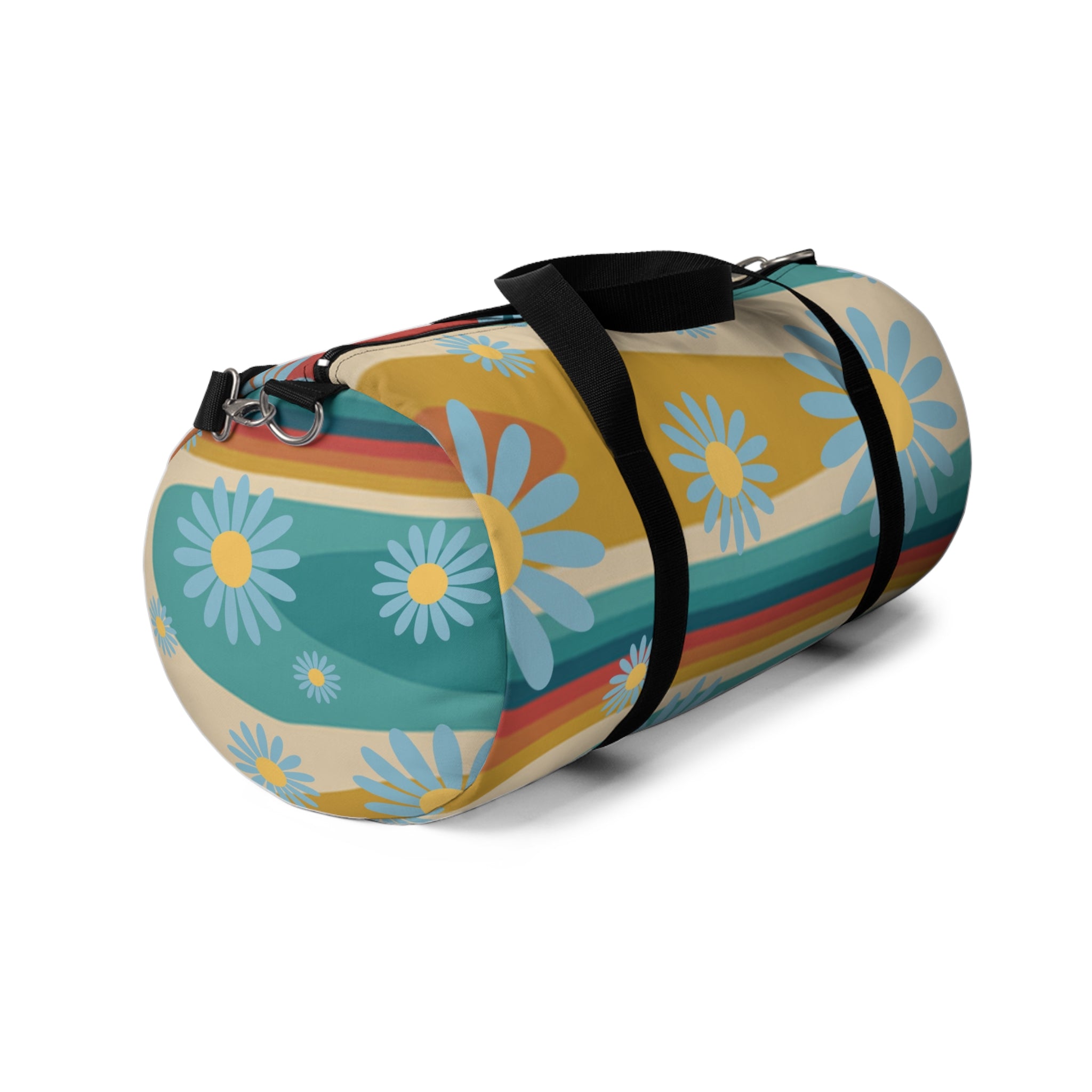 Psychedelic Floral Hills II Multi-Color Duffel Bag, Artsulli - Art is Long, Life is Short, Bags, , , , , , , 