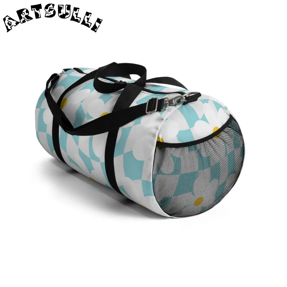 JAKKOUTTHEBXX Trippy Check Garden II Duffel Bag JAKKOUTTHEBXX