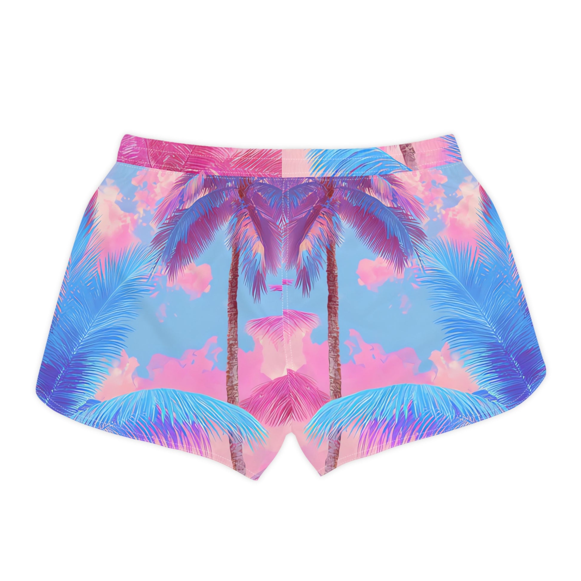 Ethereal Pastel Palms Women's Casual Shorts (AOP), Artsulli - Art is Long, Life is Short, All Over Prints, , , , , , , 
