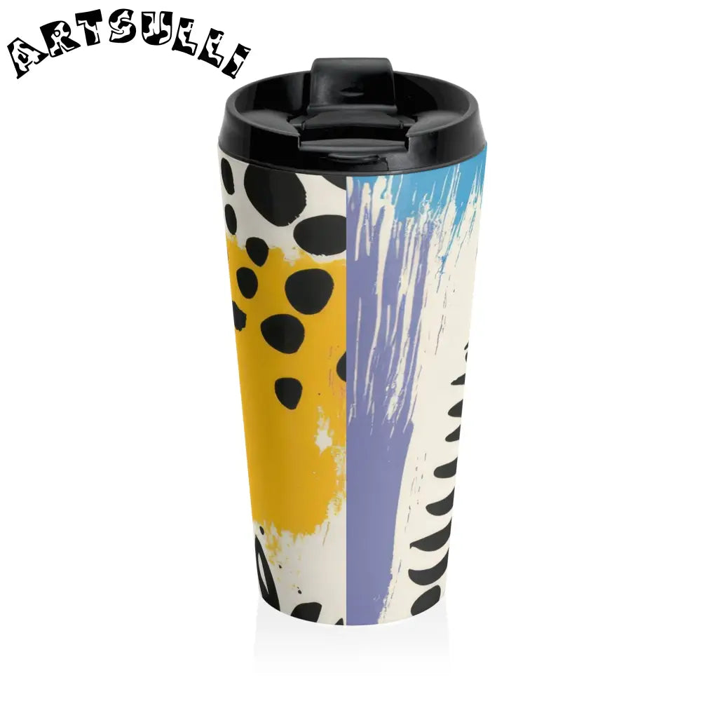 JAKKOUTTHEBXX Rae Zebra Rhapsody Stainless Steel Travel Mug