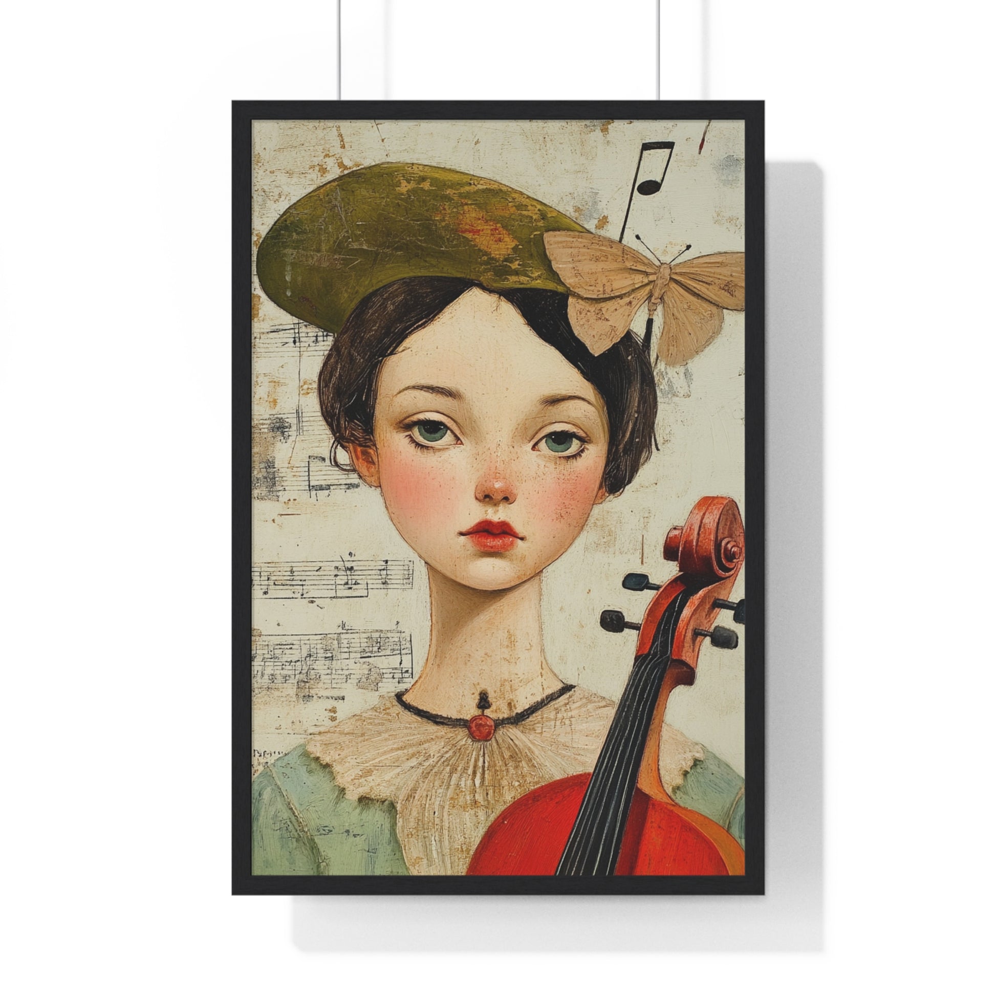 Type Beat Girl III Vertical Framed Poster, Artsulli - Art is Long, Life is Short, Poster, Size, 20" x 30", Color, Black, , , 25560286646664035648